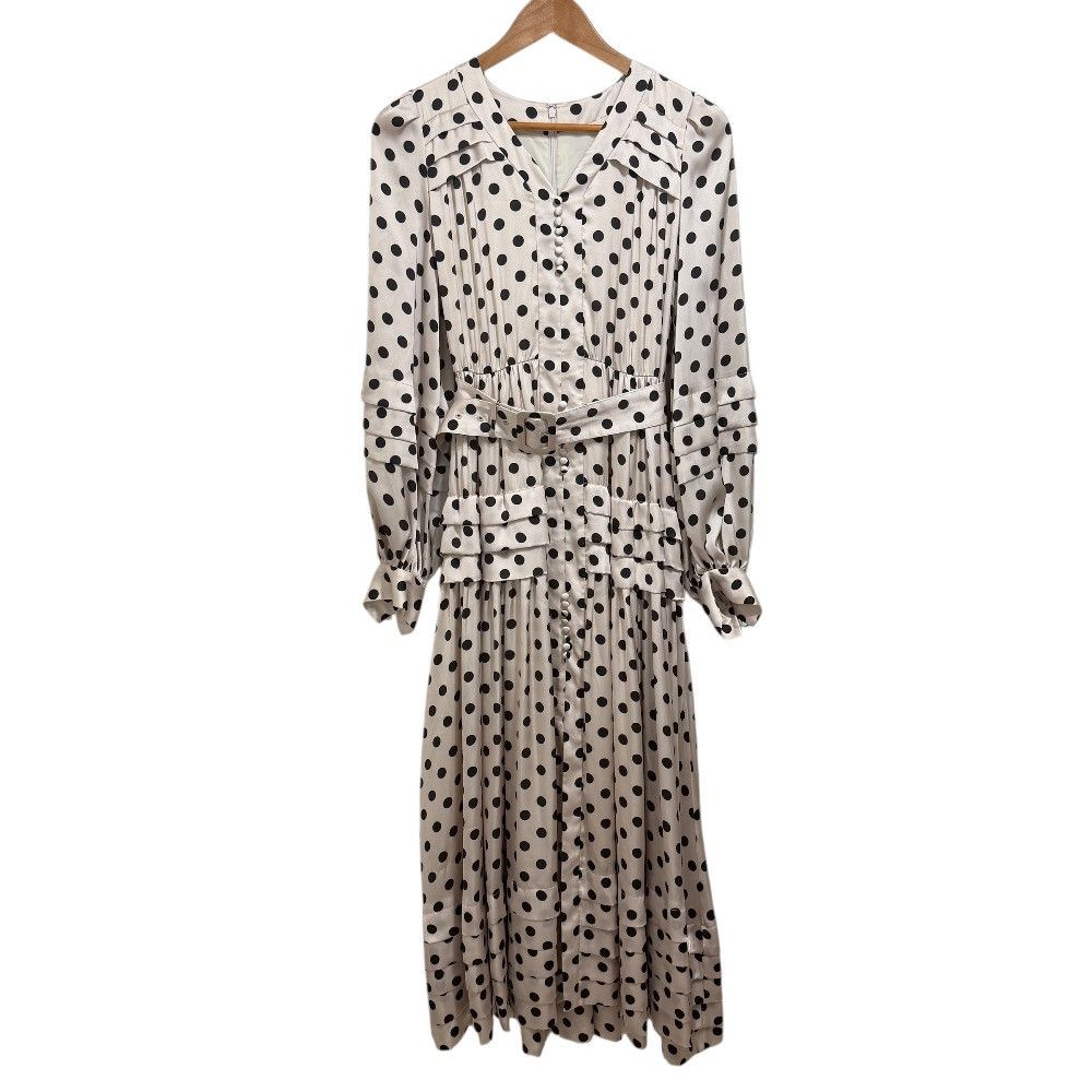 Other Other Estella.K Dot Print Long Dress Others Dresses DUTY FREE for USA Size ONE SIZE - 1 Thumbnail
