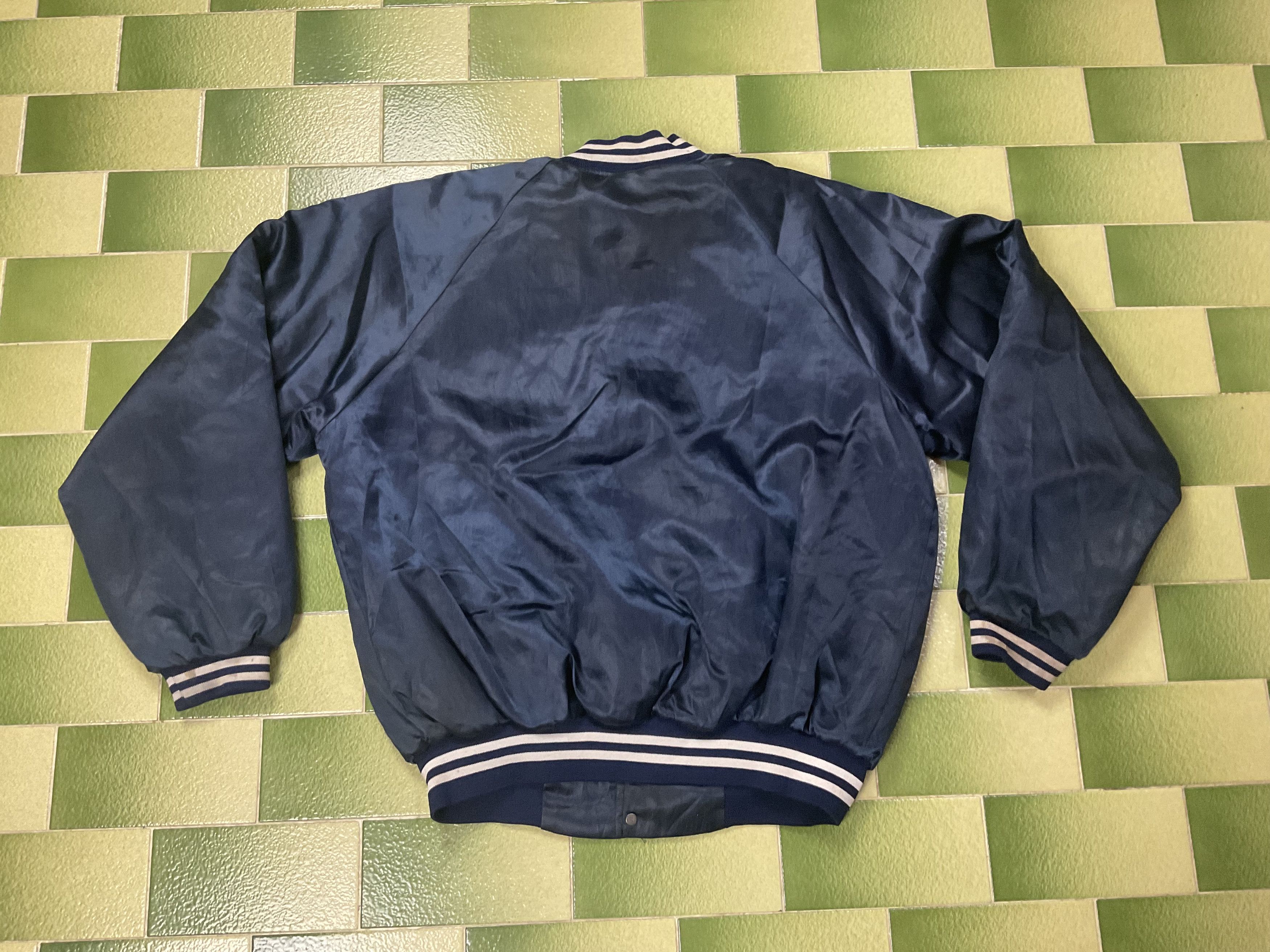 Budweiser Vintage Budweiser Satin Bomber Jacket Snap Button Quilted Size US XL / EU 56 / 4 - 2 Thumbnail