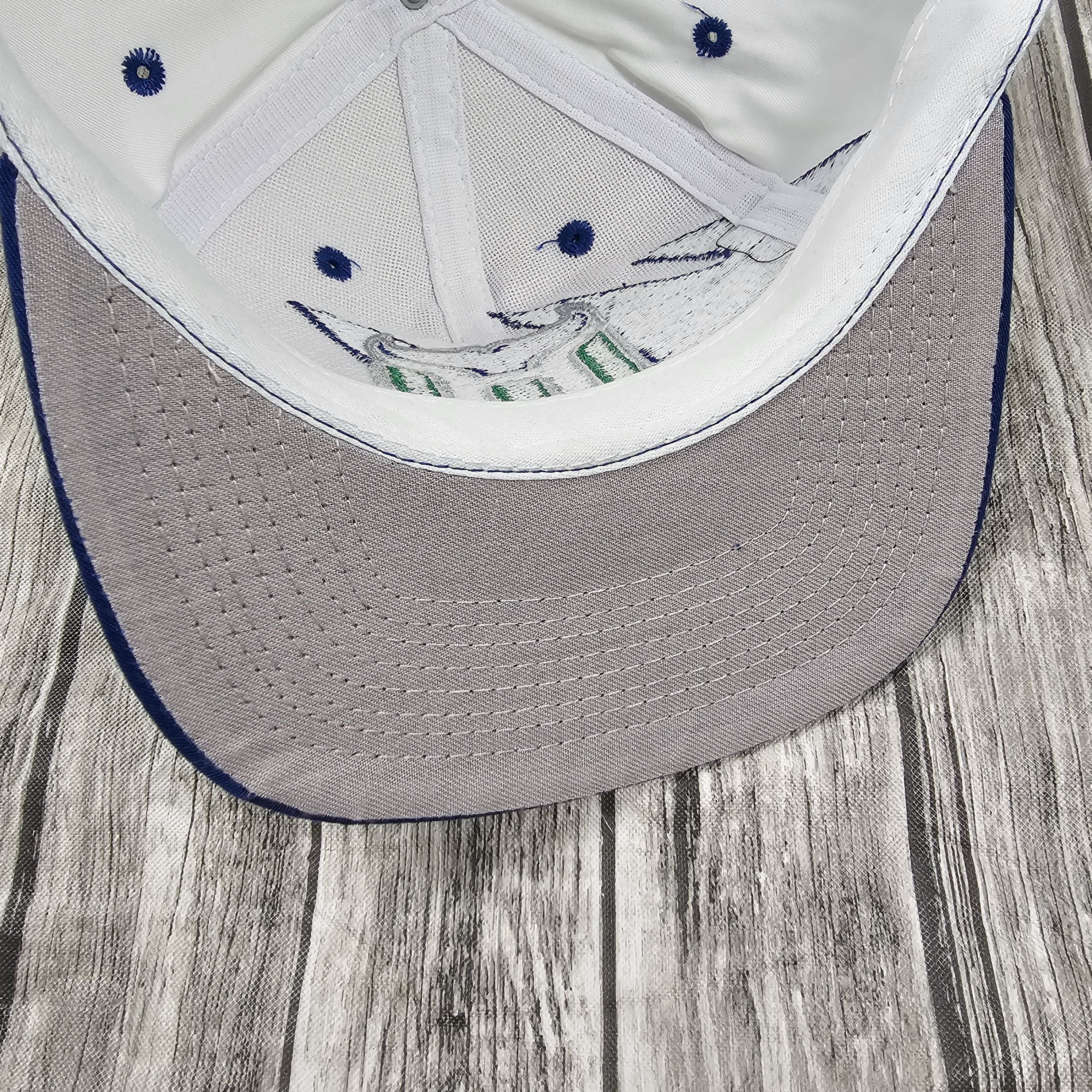 Logo 7 Vintage 90s Logo 7 Hartford Whalers SHARKTOOTH Snapback Hat Size ONE SIZE - 8 Thumbnail