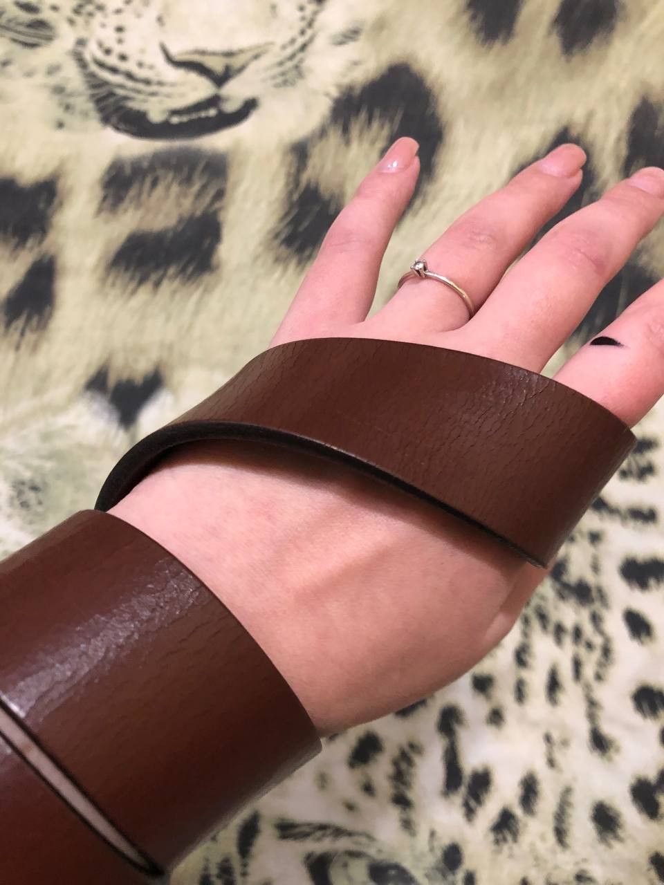 Diesel Vintage Leather Diesel Belt Size ONE SIZE - 7 Thumbnail