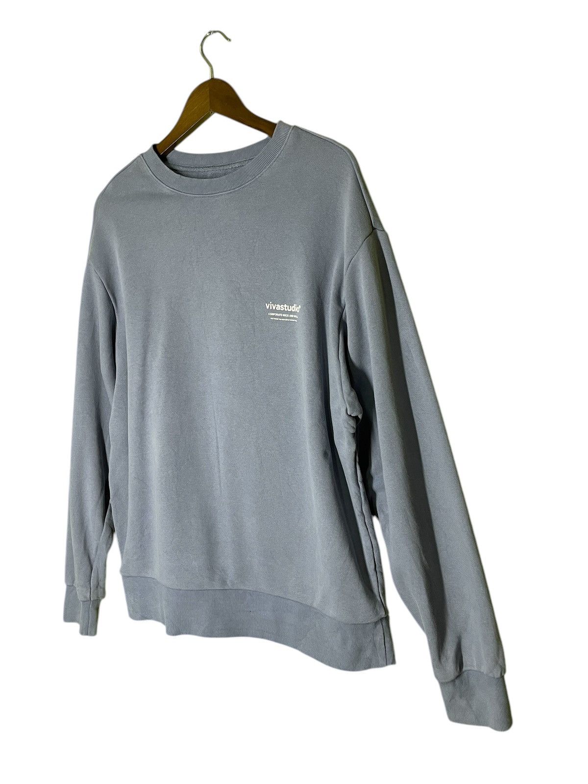 Vivastudio VIVA STUDIO CREWNECK SMALL LOGO PRINTED SWEATSHIRT SIZE L Size US L / EU 52-54 / 3 - 3 Thumbnail