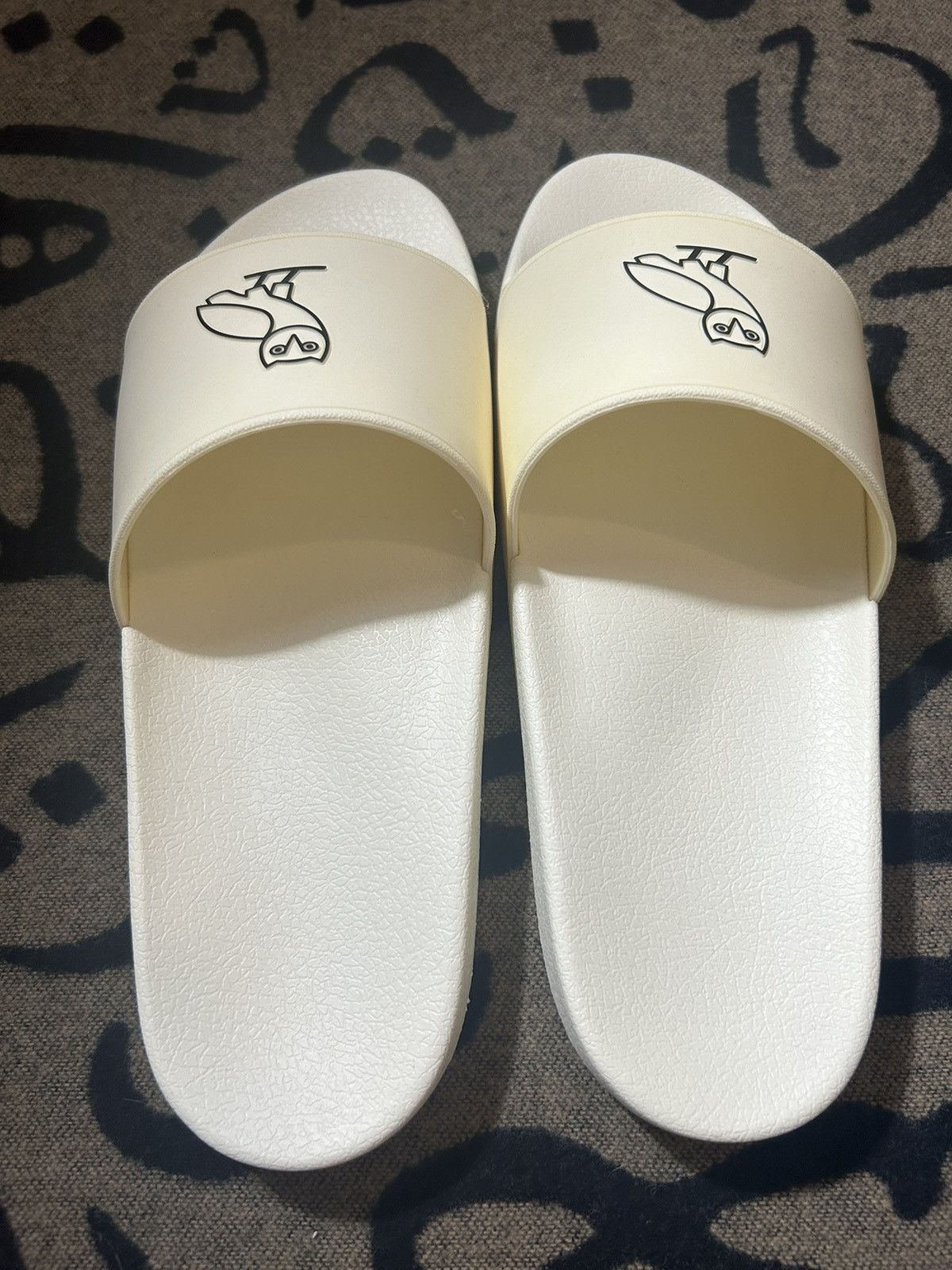Drake 2021 Octobers Very Own Og Owl Cream Slide Size US 9 / EU 42 - 4 Thumbnail