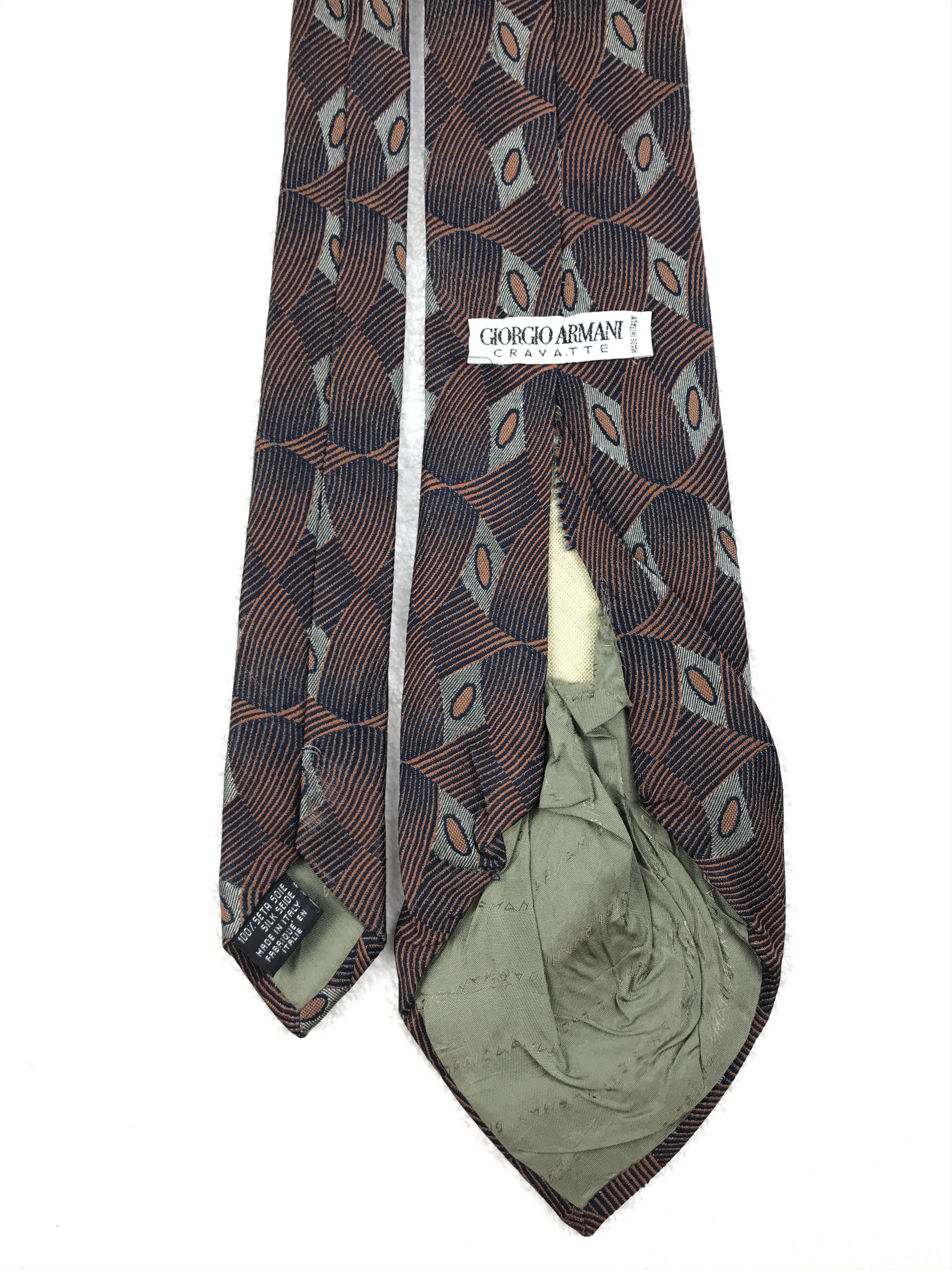Giorgio Armani × Vintage Vintage Giorgio Armani Silk Necktie Size ONE SIZE - 4 Thumbnail