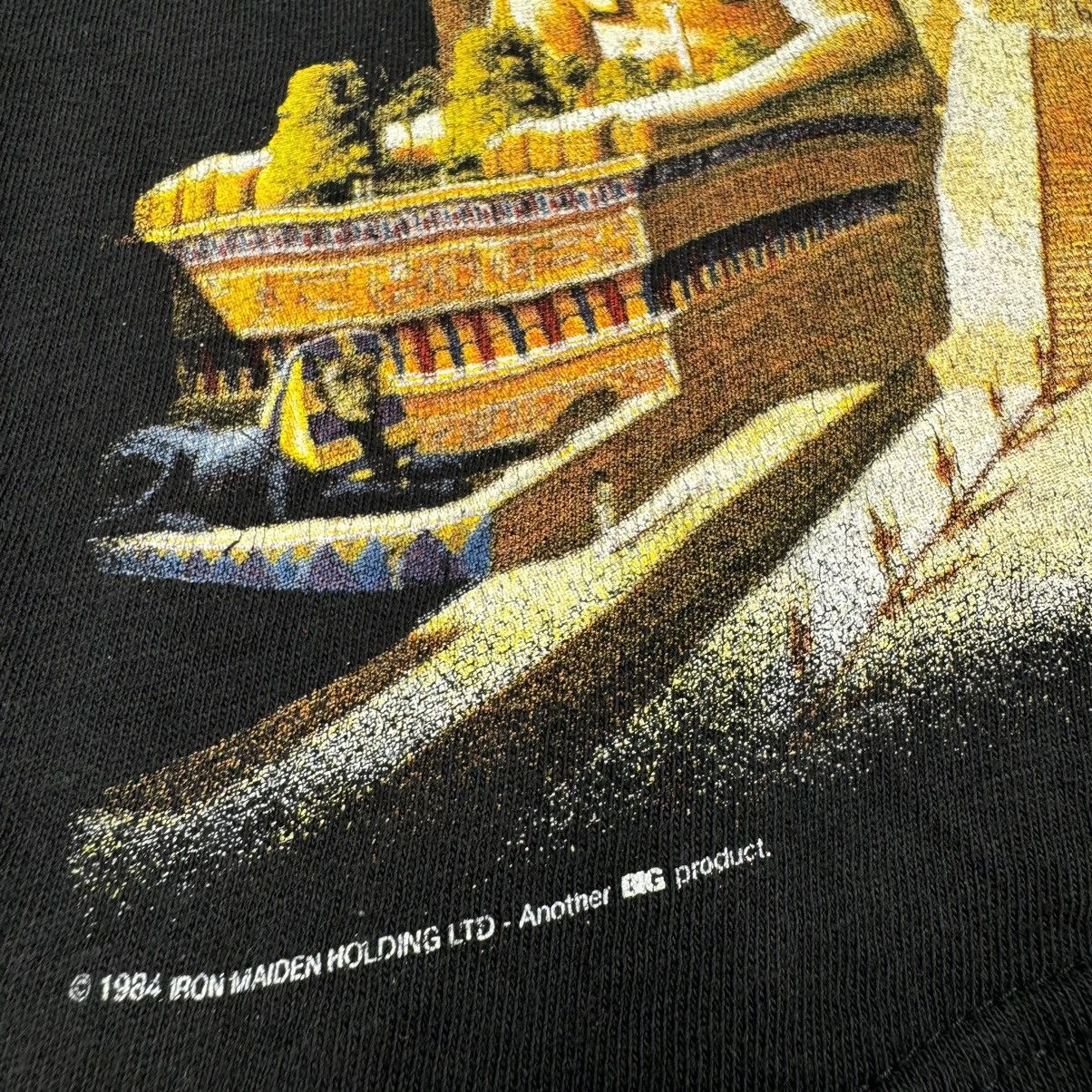 Band Tees Vintage 1984 Iron Maiden ‘Powerslave’ Sleeveless T Shirt Size US L / EU 52-54 / 3 - 4 Thumbnail