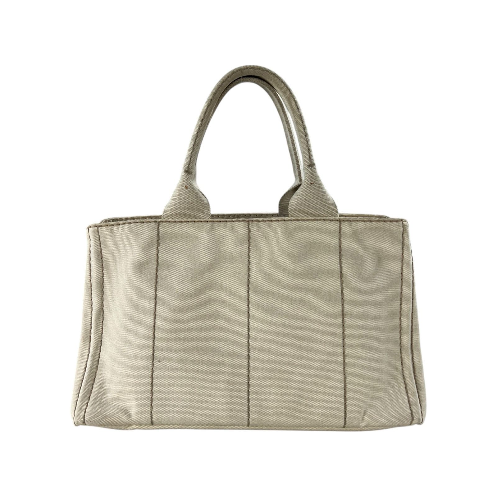 Prada Prada Cream Canapa Tote Bag Size ONE SIZE - 2 Thumbnail