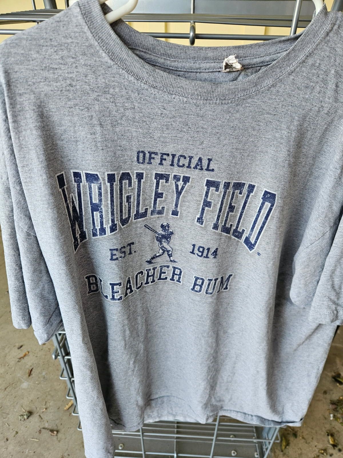 Anvil Official Wrigley Field Bleach Bums Chicago Cubs Anvil Tee Size US XXL / EU 58 / 5 - 2 Thumbnail