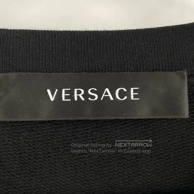 Versace Versace Black Cotton Long Sleeve Sweatshirt . Size US M / EU 48-50 / 2 - 4 Thumbnail