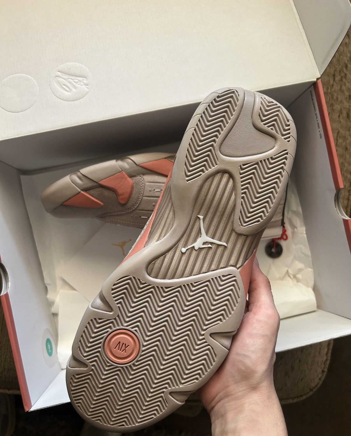 CLOT × Jordan Brand Jordan 14 Retro Low CLOT Size US 12 / EU 45 - 2 Thumbnail