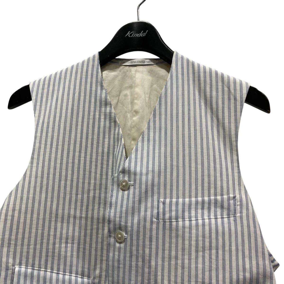 Yohji Yamamoto Yohji Yamamoto pour homme 16SS striped vest Size US L / EU 52-54 / 3 - 3 Thumbnail