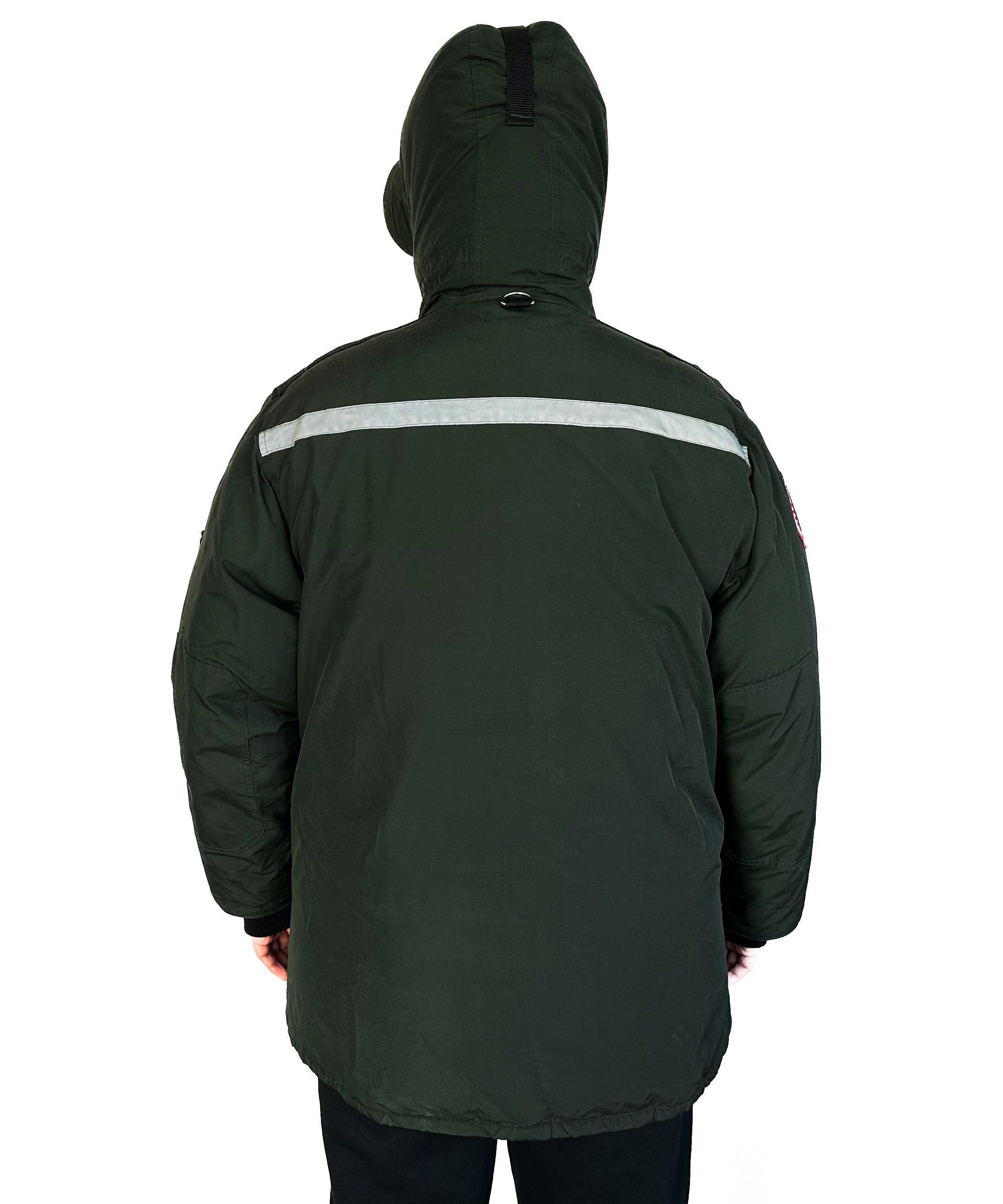 Canada Goose CANADA GOOSE Jacket Down Heli Parka Zip Green Vintage 80s Size US L / EU 52-54 / 3 - 5 Thumbnail