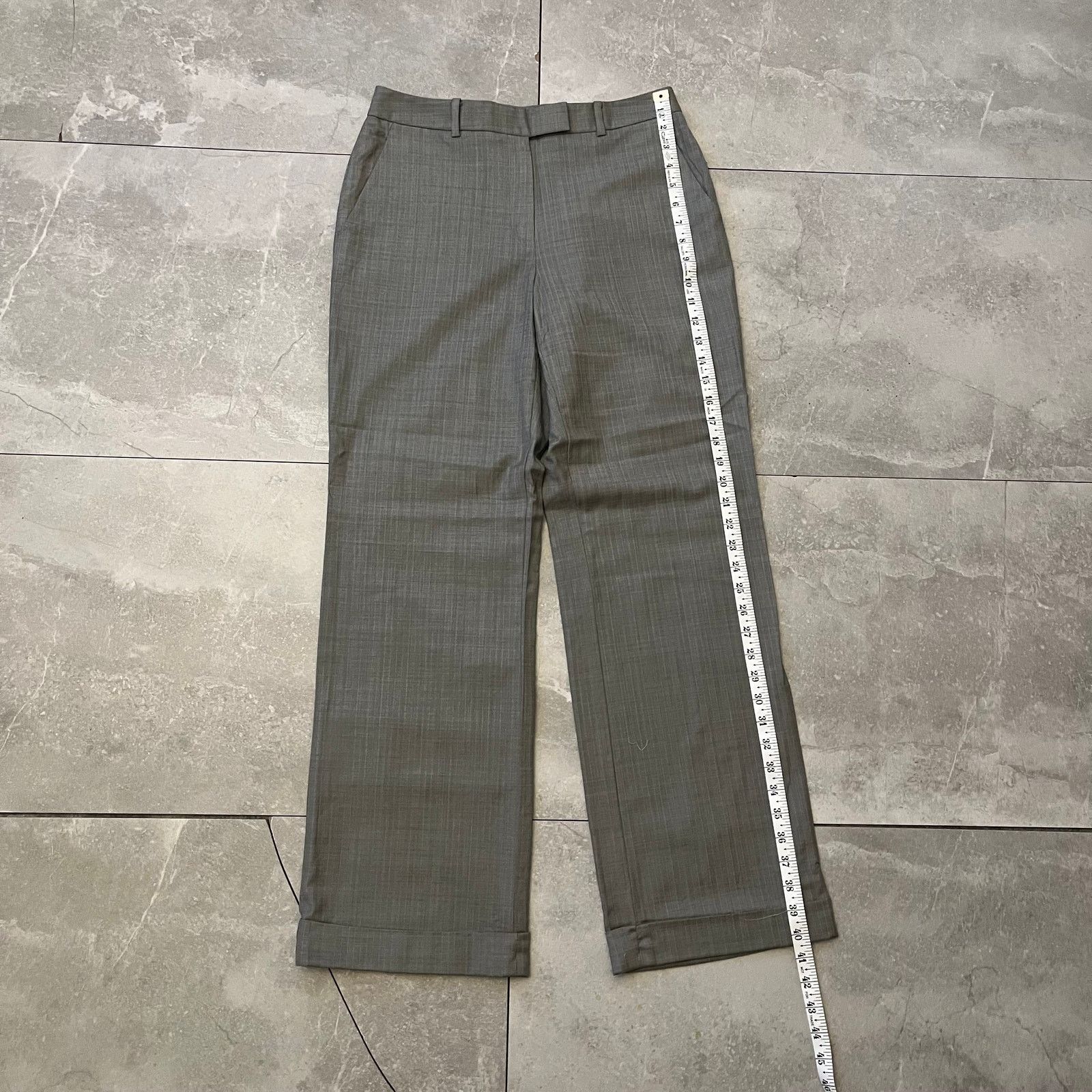 Brooks Brothers Vintage Brooks Brothers Gray Dress Pants – Size 6 – Wool Size 28" / US 6 / IT 42 - 4 Thumbnail