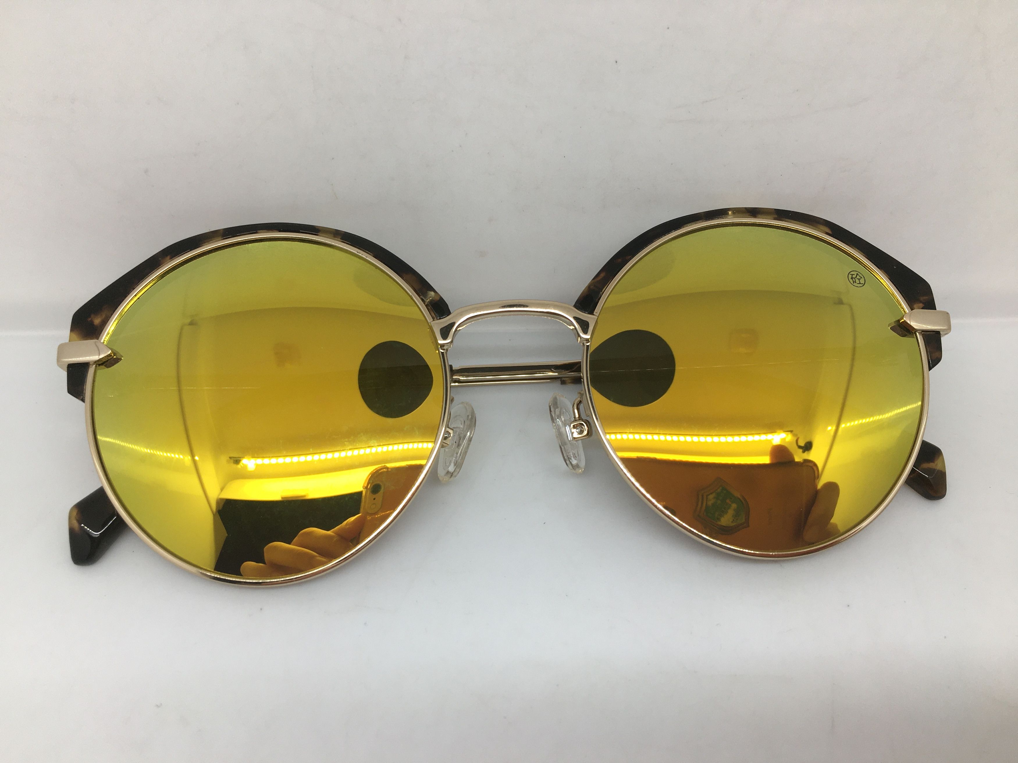 Other Gold Round Sunglasses Frame BUDDY HOLLY Size ONE SIZE - 6 Thumbnail
