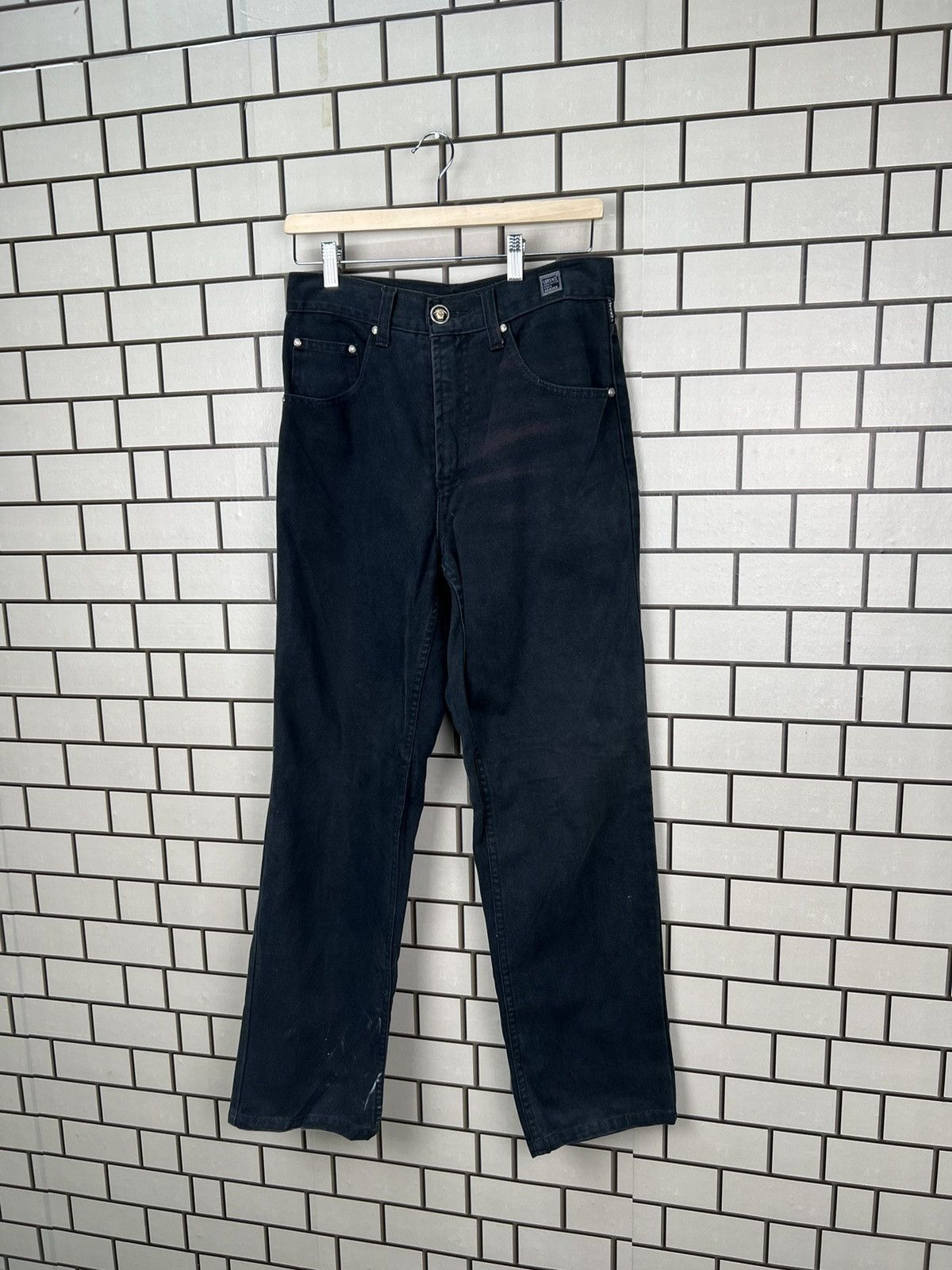 Versace × Versace Jeans Couture Versace Jeans Couture Faded Denim Jeans Size US 29 - 3 Thumbnail