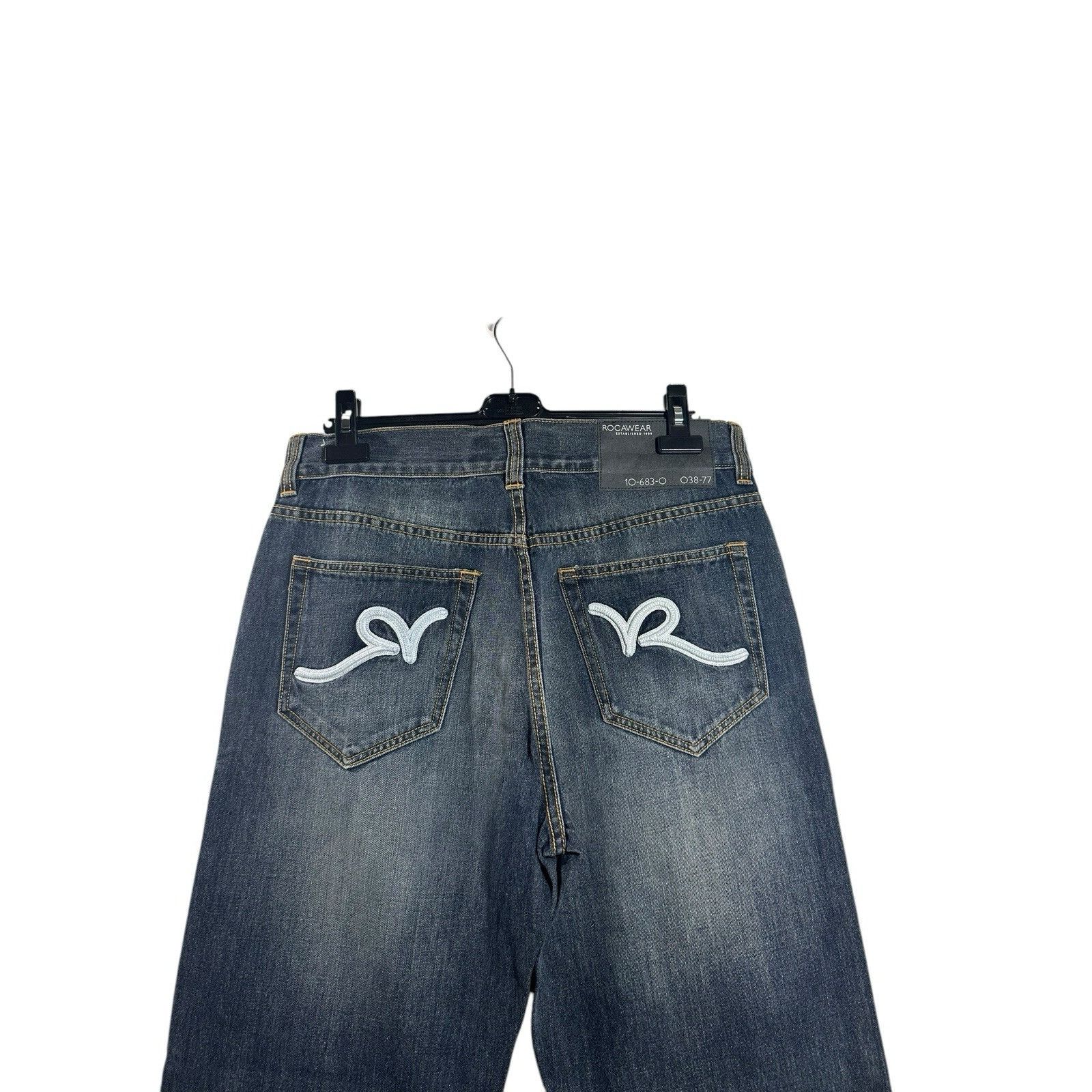 Rocawear Vintage Y2K Rocawear Jeans Mens Denim Baggy Hip Hop Indigo W Size US 34 / EU 50 - 4 Thumbnail