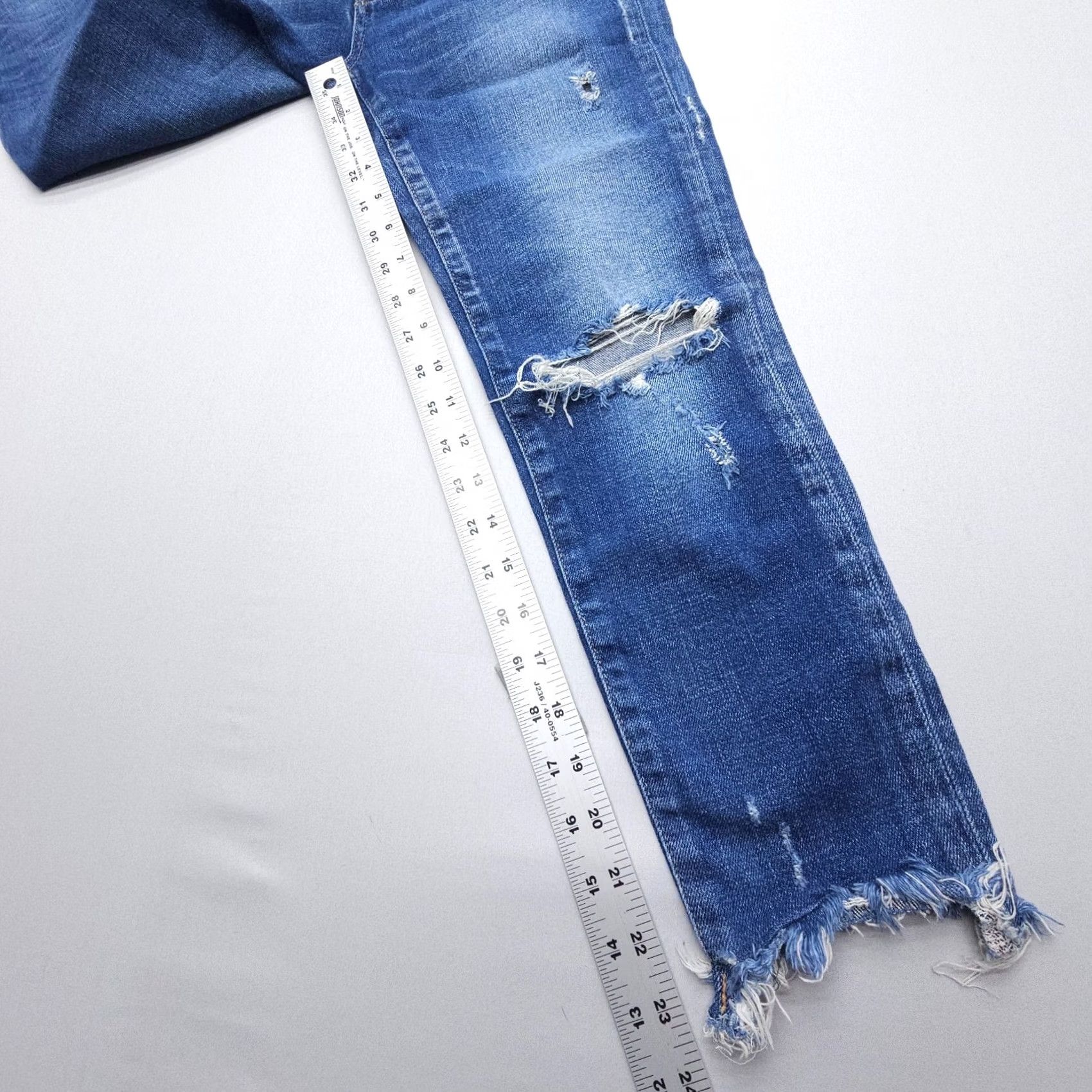 MOUSSY Moussy Vintage Howa Cropped Jeans 26 x 23" Dark Wash Slim Denim Women City Jeans Size 26" / US 2 / IT 38 - 4 Thumbnail