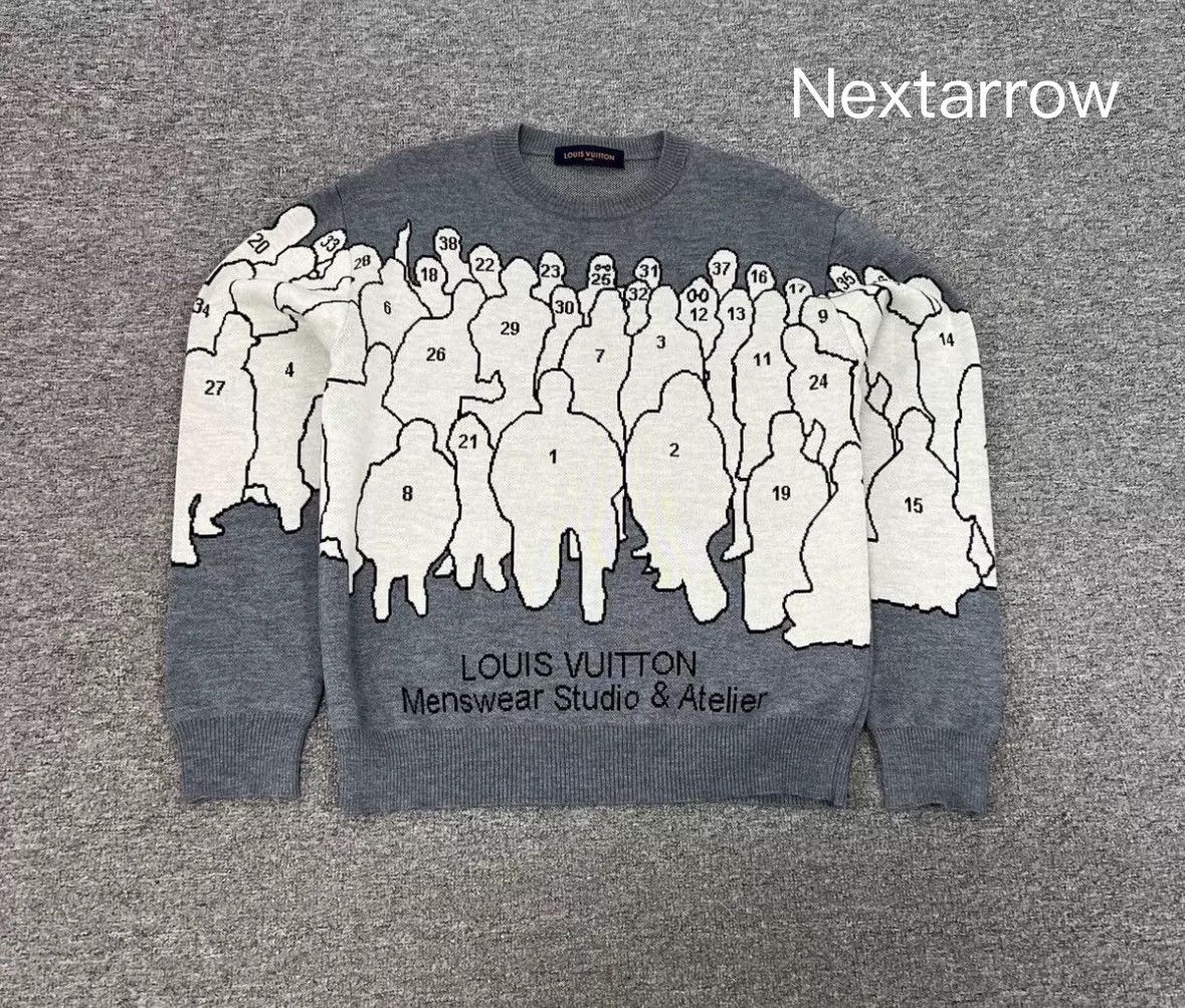 Louis Vuitton Louis Vuitton portrait sweater Size US L / EU 52-54 / 3 - 1 Thumbnail