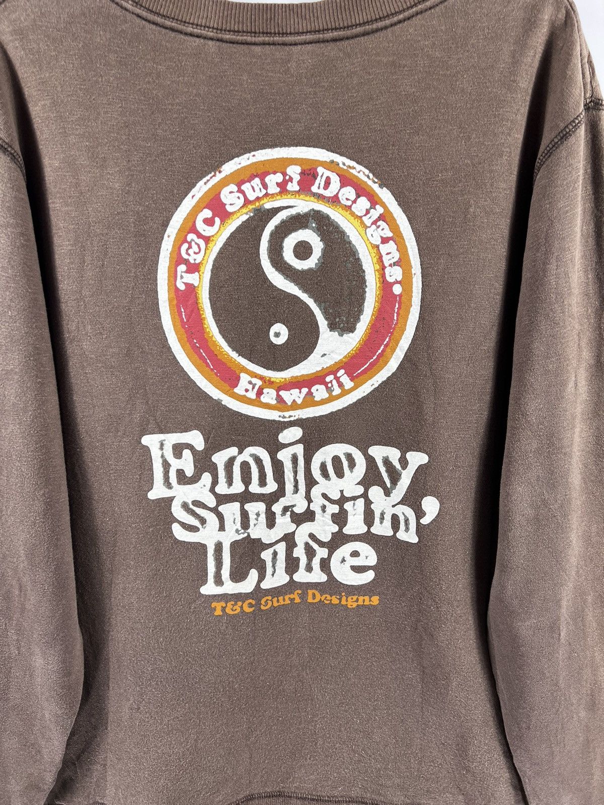 Sun Surf 🌊 T&C Surf Design "Enjoy Surfin' Life" streetwear Sweat Size US S / EU 44-46 / 1 - 12 Thumbnail