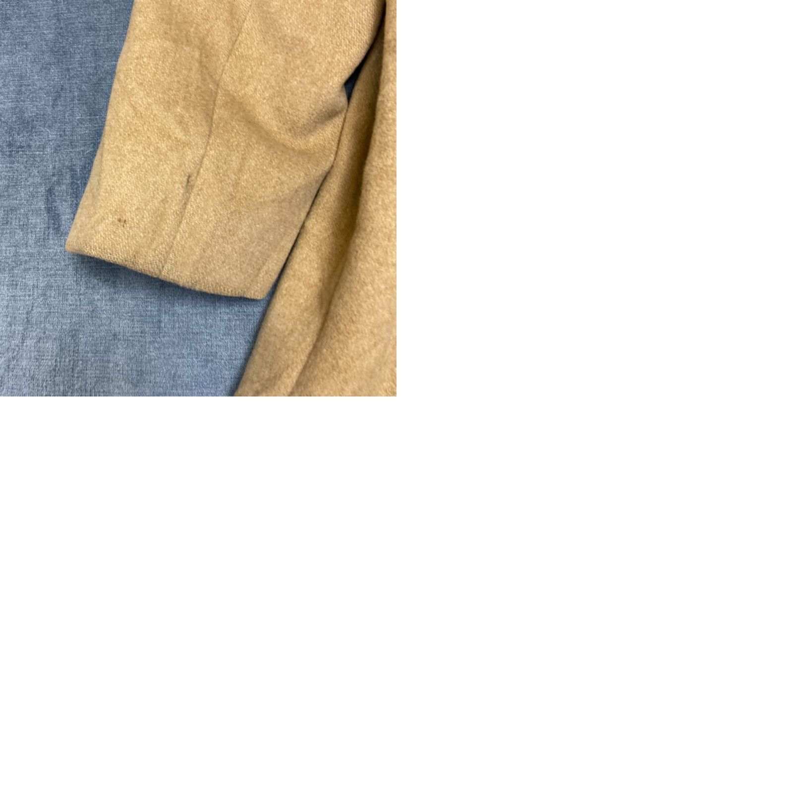 Pendleton VTG Pendleton Peacoat Jacket Mens S Beige Wool Lined Double Breasted Coat Size US S / EU 44-46 / 1 - 9 Thumbnail