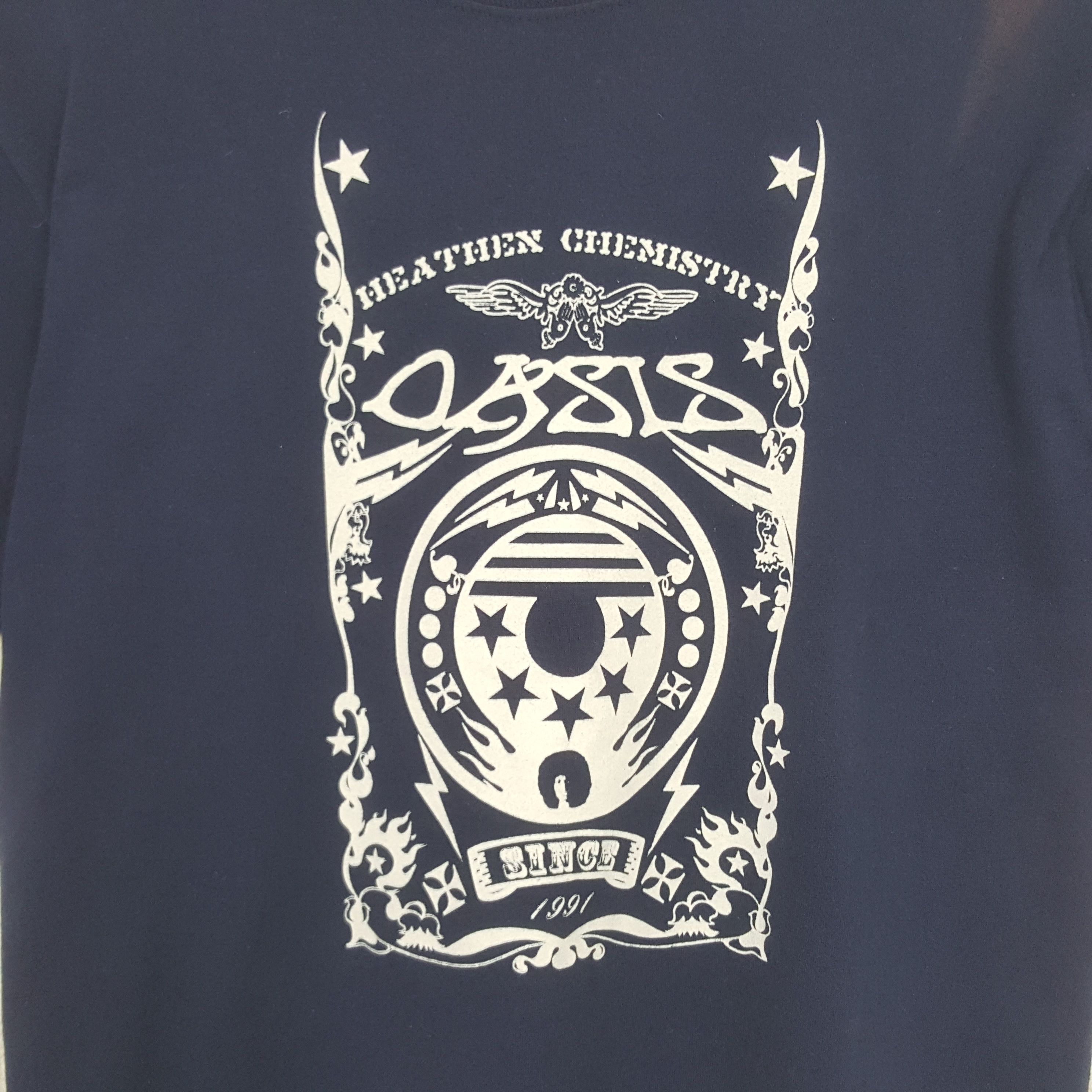 Band Tees Vintage Oasis British Britpop Rock Band Tshirt RR4 Size US S / EU 44-46 / 1 - 2 Thumbnail
