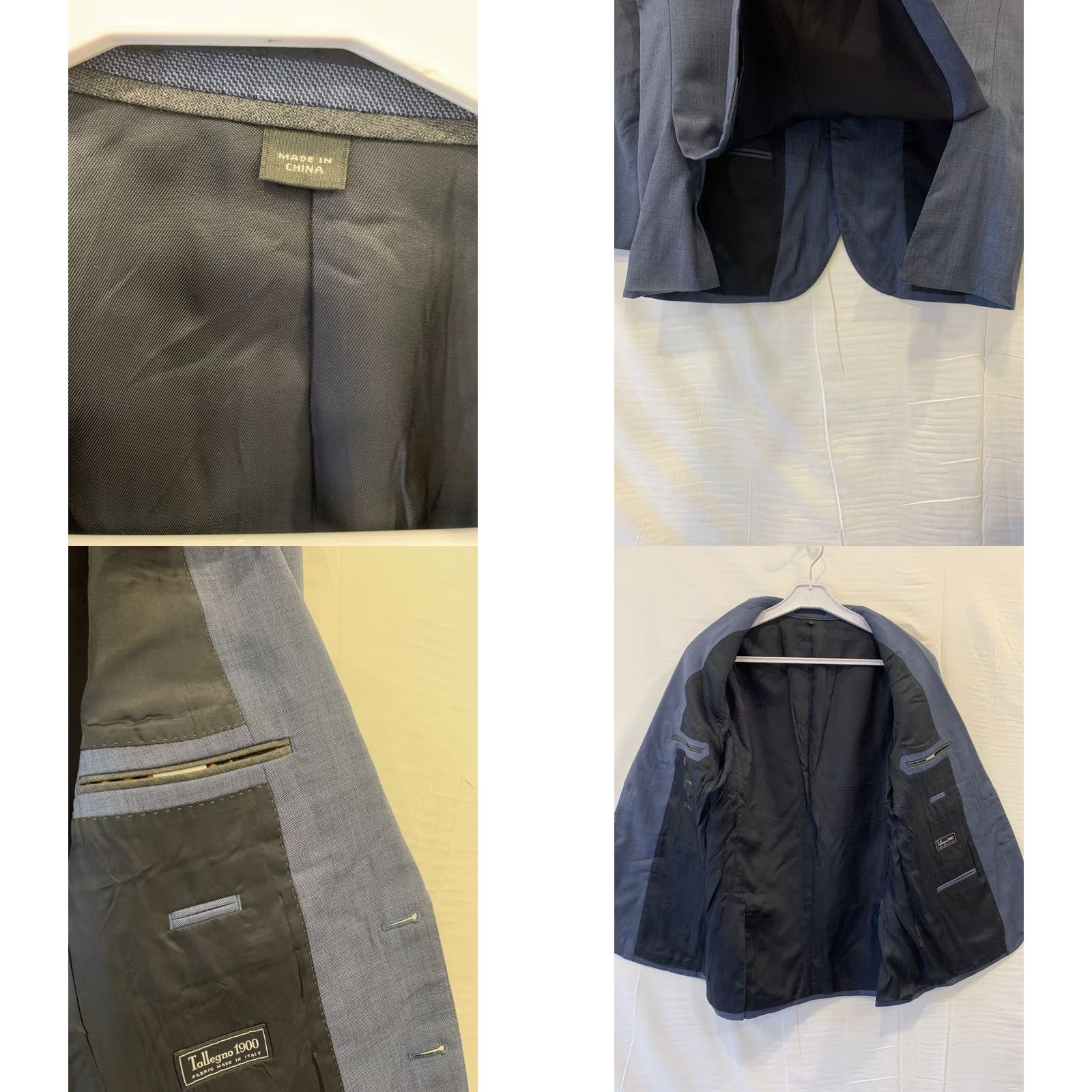 J.Crew J.Crew Ludlow Blazer 38S Men Blue Italian Tollegno 1900 Slim Two-Button Blazer Jacket Size 38R - 8 Thumbnail