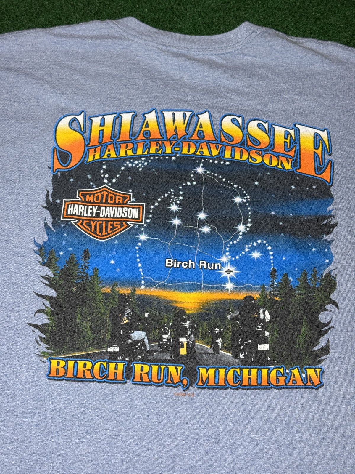 Harley Davidson Y2K Harley Davidson Motorcycle Biker Michigan XL T Shirt Size US XL / EU 56 / 4 - 4 Thumbnail