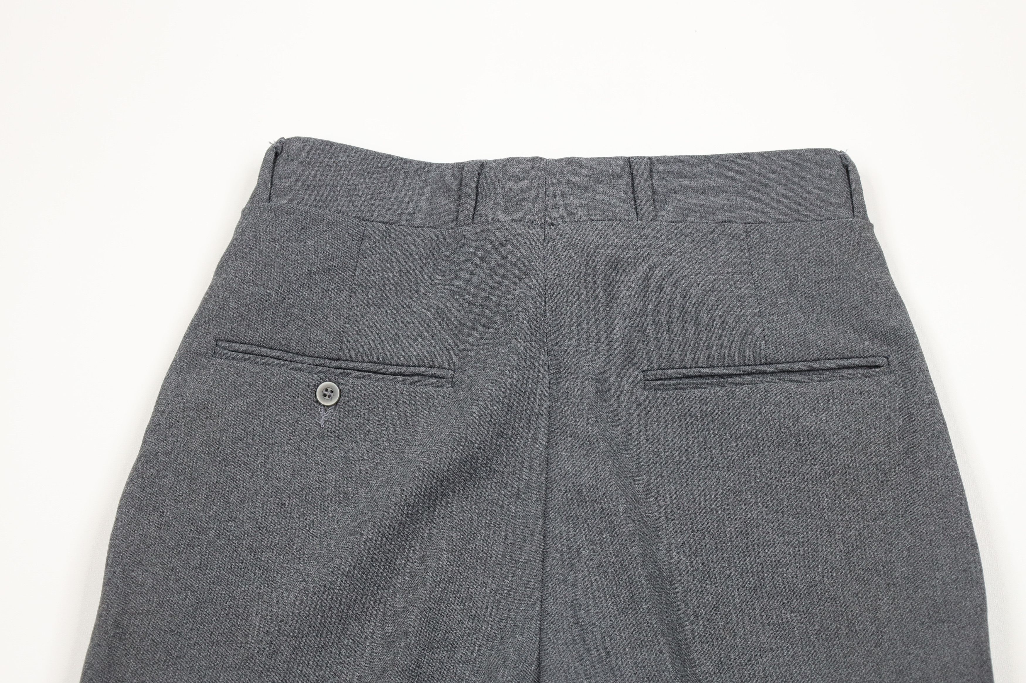 Vintage Vintage 70s Streetwear Wide Leg Chino Pants Heather Gray USA Size US 28 / EU 44 - 9 Thumbnail