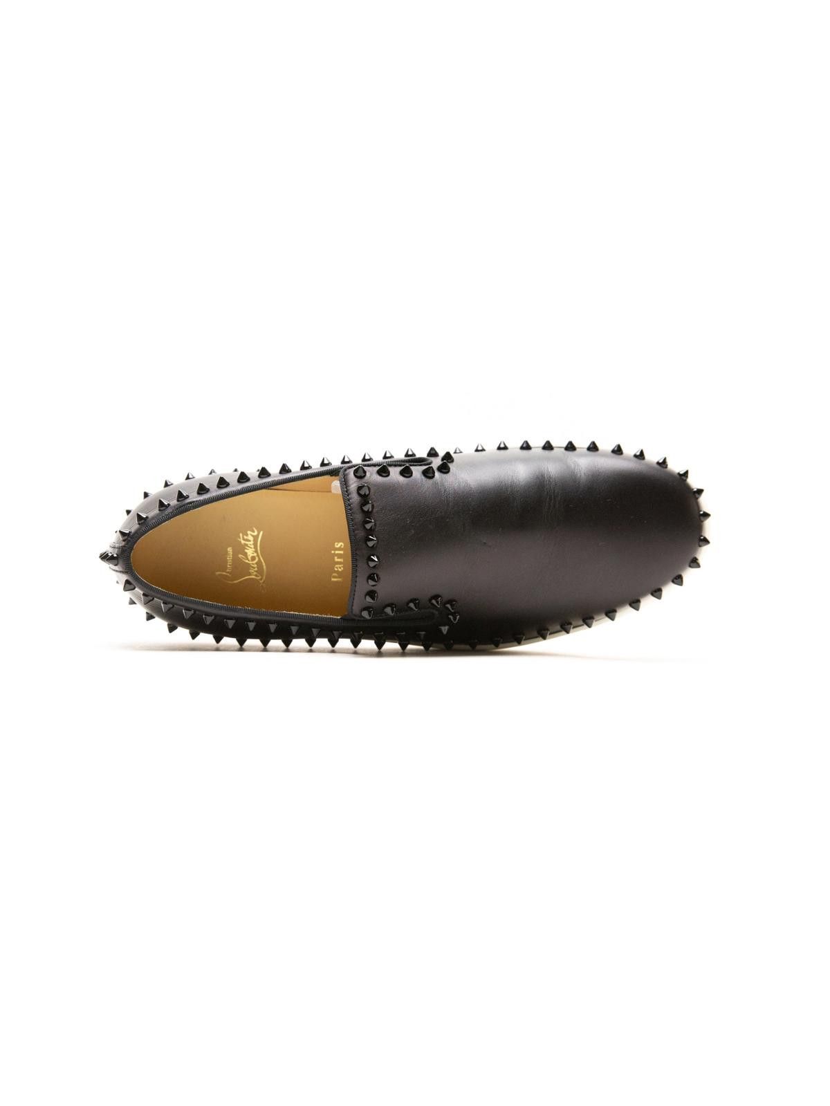 Christian Louboutin Christian Louboutin Black Spike Boat Shoes Size US 12 / EU 45 - 4 Thumbnail