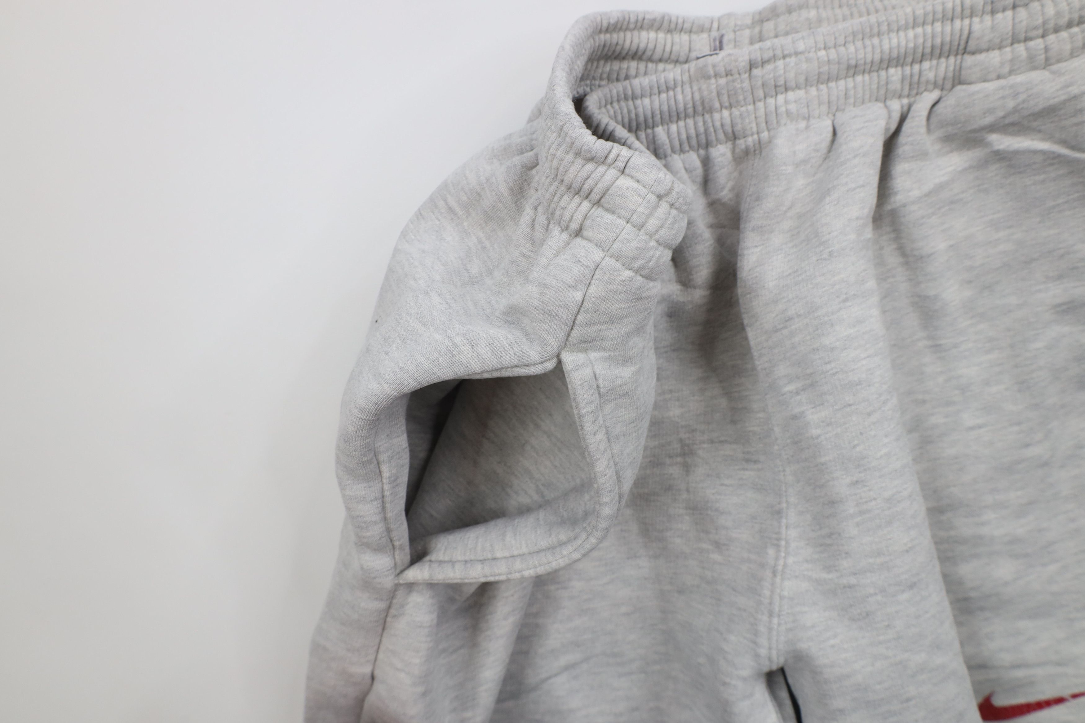 Nike × Vintage Vintage 90s Nike Mini Swoosh Heavyweight Sweatpants Joggers Size US 36 / EU 52 - 7 Thumbnail