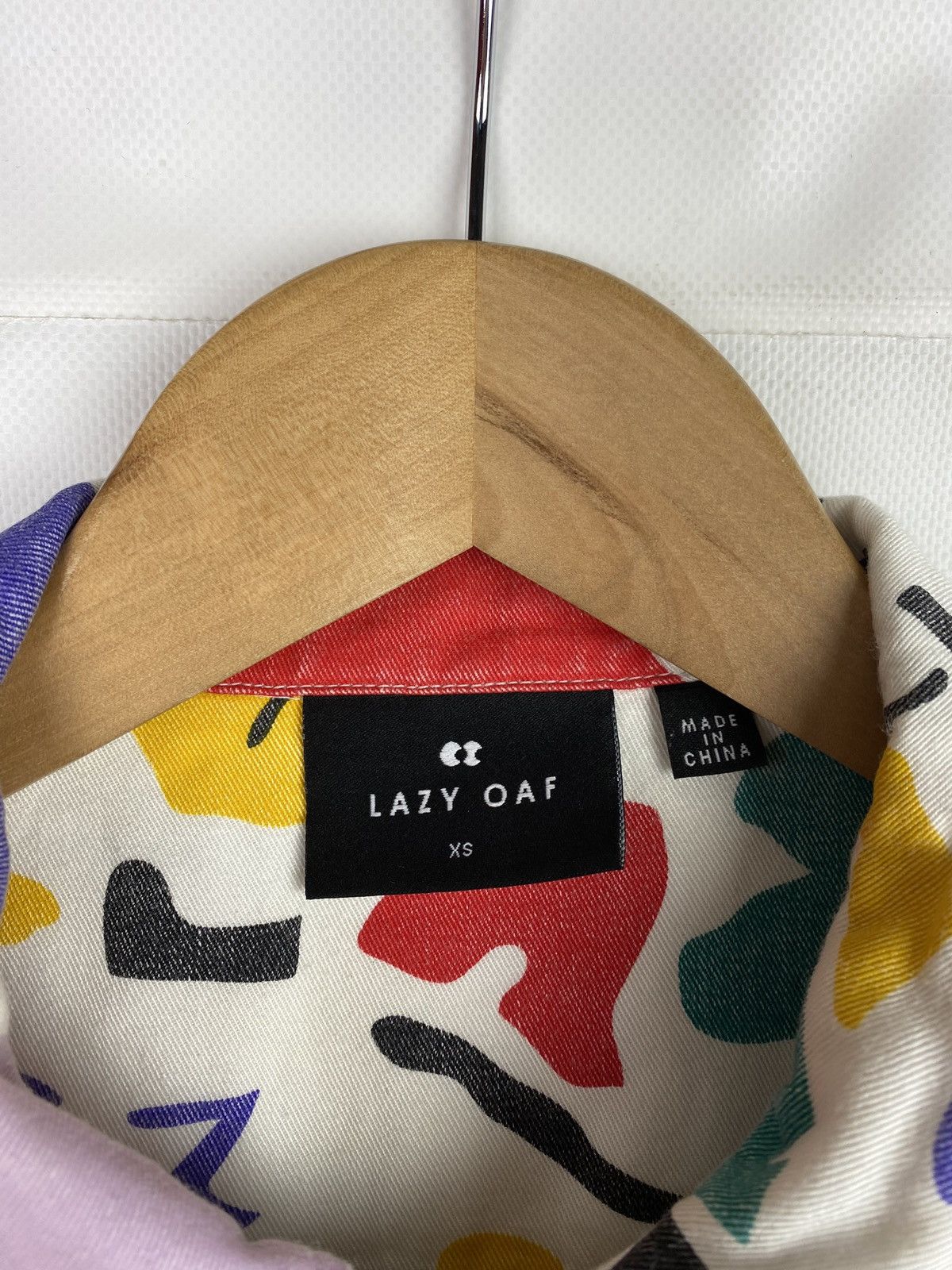 Other Lazy Oaf men’s viscose short sleeve overprinted shirt Size US XS / EU 42 / 0 - 10 Thumbnail