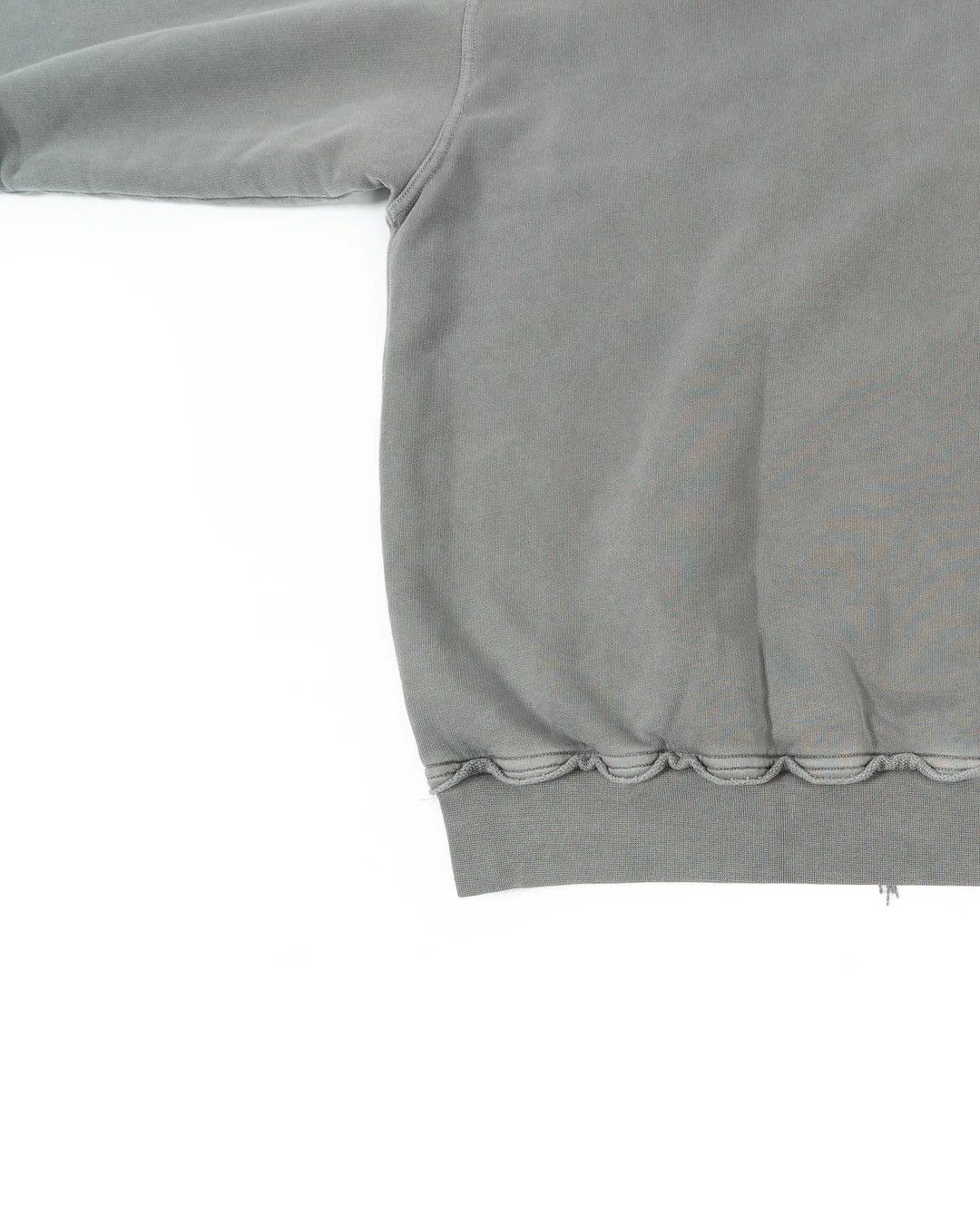 Haider Ackermann Washed Grey Distressed Double Layer Zip-Hoodie Size US L / EU 52-54 / 3 - 4 Thumbnail