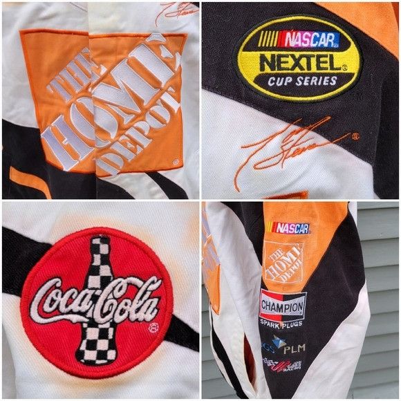 Chase Authentics Vintage 90s y2k Chase Authentics Tony Stewart Home Depot Nas Size US L / EU 52-54 / 3 - 5 Thumbnail