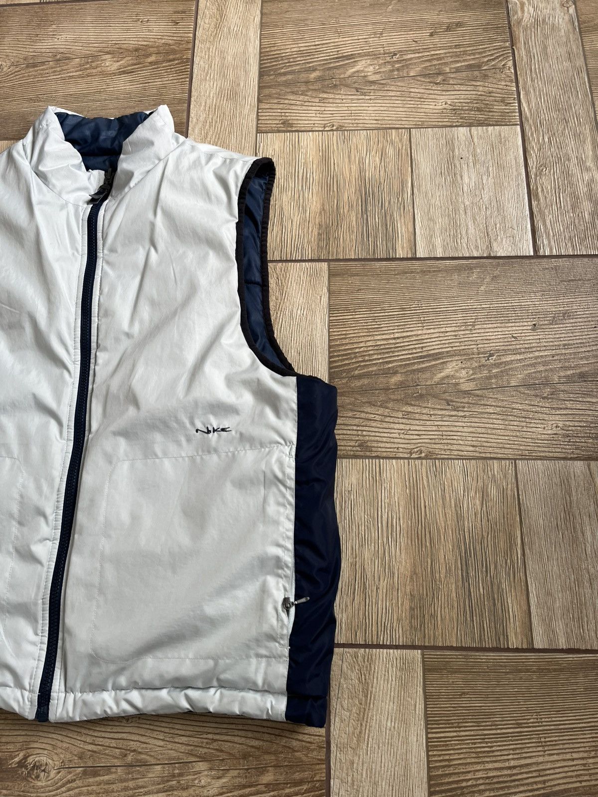 Nike Nike vintage y2k blue quilted puffer down vest gilet swoosh Size US M / EU 48-50 / 2 - 11 Thumbnail