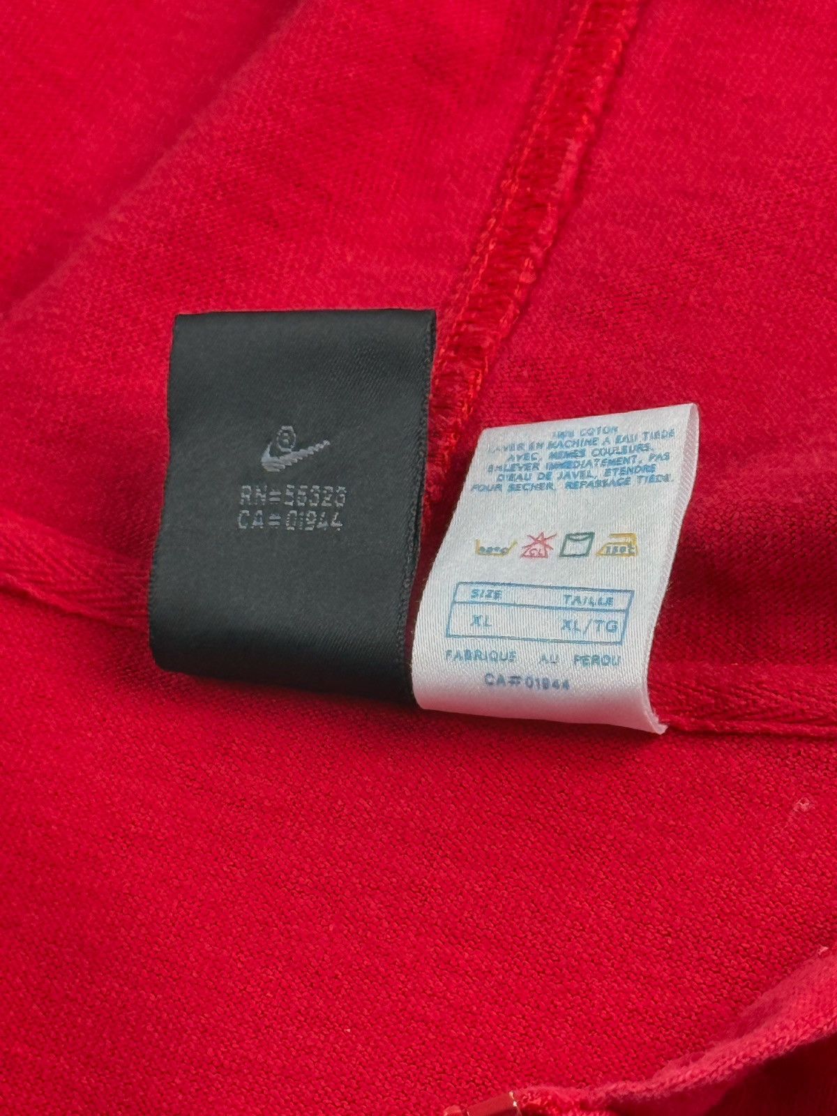Jordan Brand Jordan x Nike RARE 1993 Vintage Quarter-Zip Hoodie XL Red Size US XL / EU 56 / 4 - 11 Thumbnail