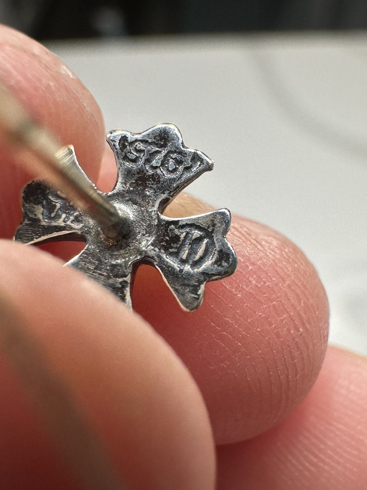 Chrome Hearts 🔥Chrome Hearts Cross Earring🔥 Size ONE SIZE - 4 Thumbnail