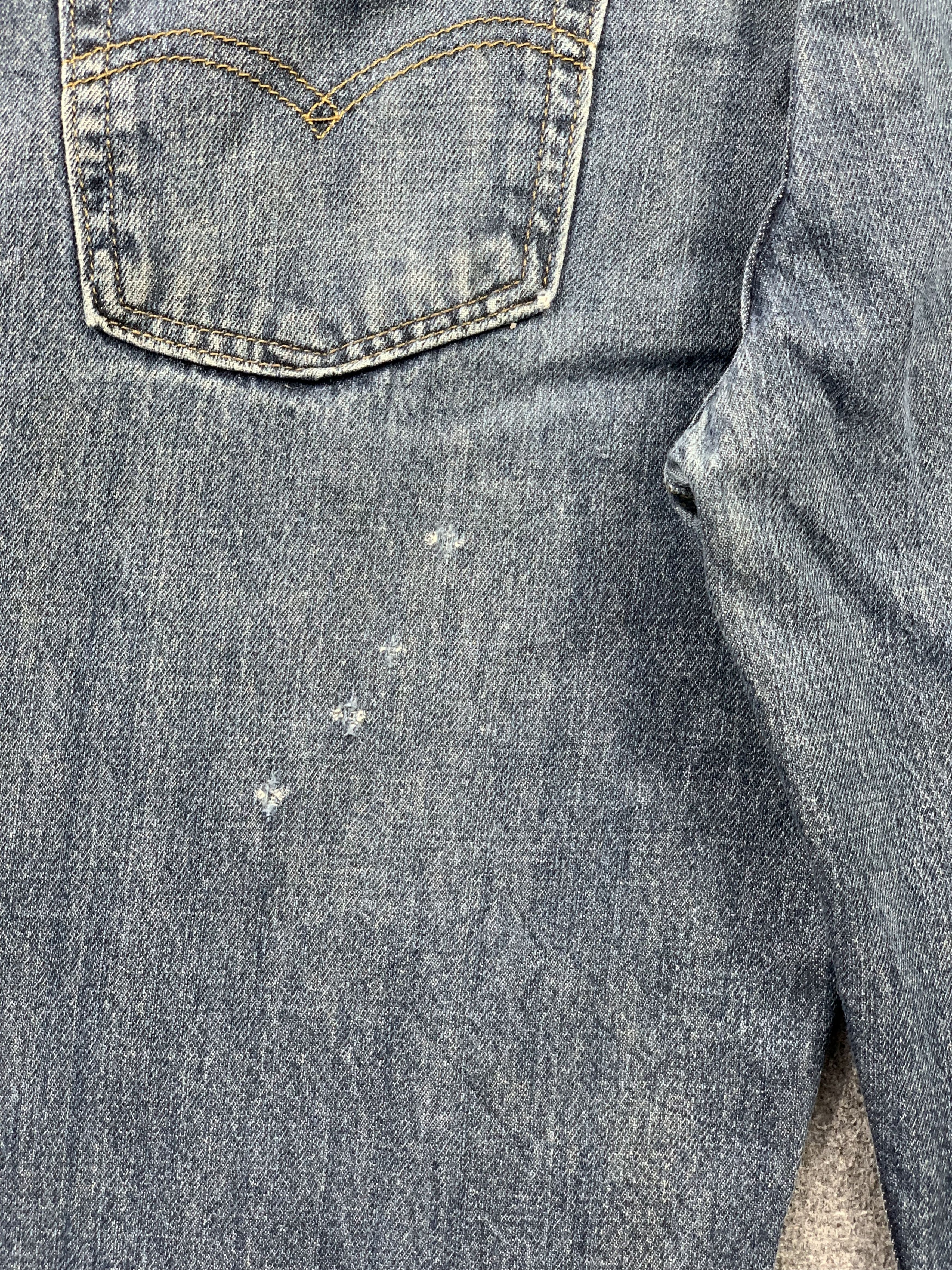 Levi's Vintage Levis 514 Faded Blue Jeans DP2189 Size US 31 - 19 Thumbnail