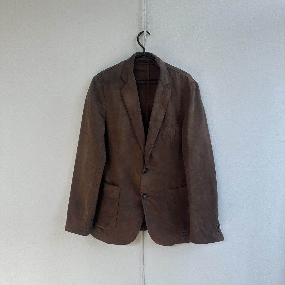 Officine Generale Officine Generale Armie 50 Khaki Linen Blend Blazer Jacket Size US M / EU 48-50 / 2 - 8 Thumbnail