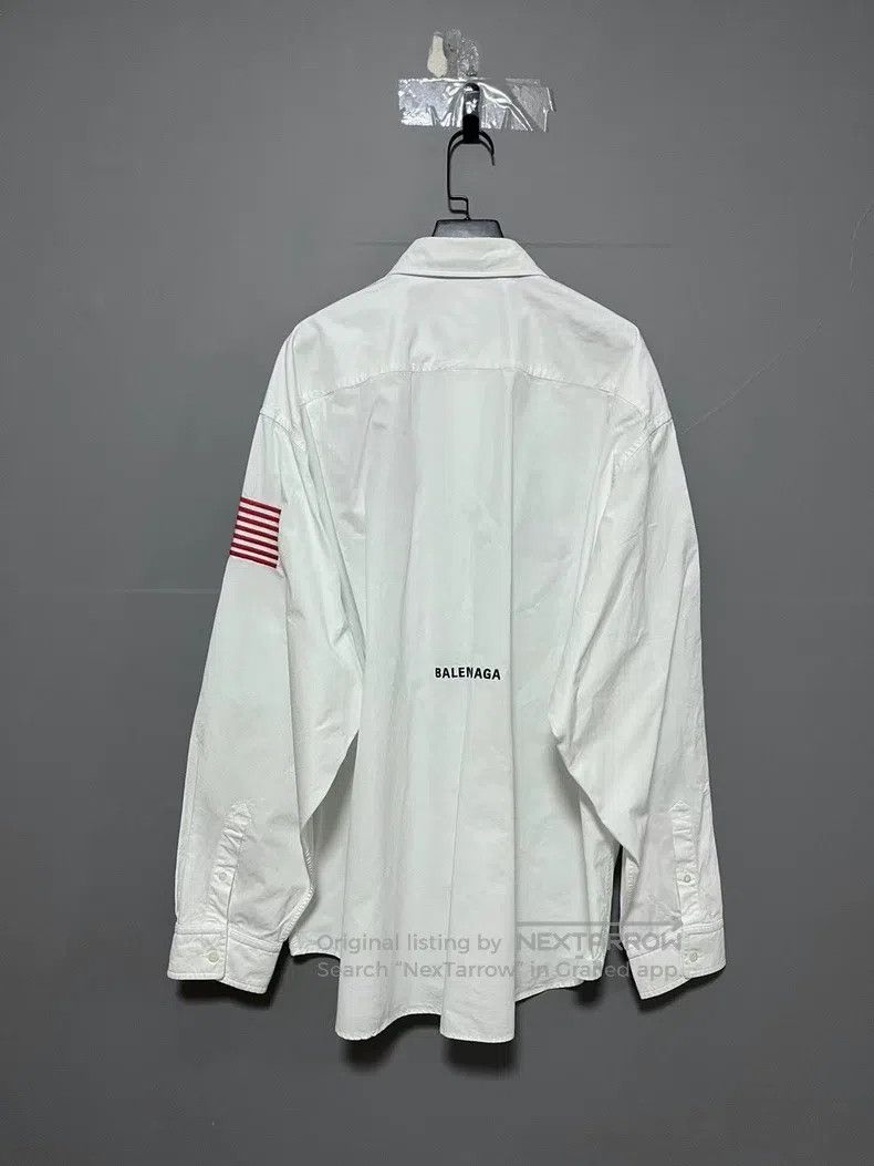 Balenciaga Balenciaga size 39 NASA co-branded embroidery logo shirt Size US S / EU 44-46 / 1 - 2 Thumbnail