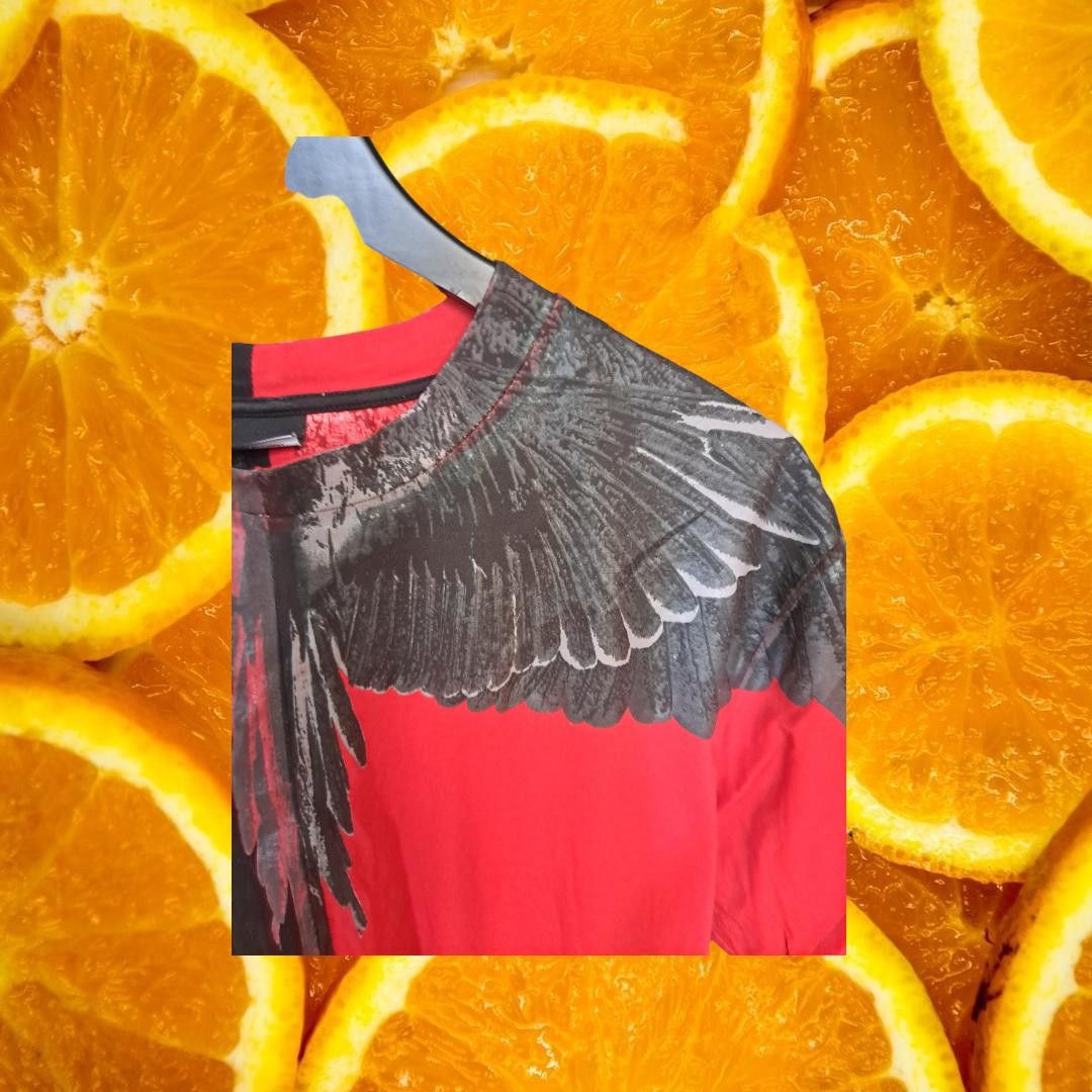 Marcelo Burlon Marcelo Burlon Black and Red Wing Shirt Size US S / EU 44-46 / 1 - 6 Thumbnail