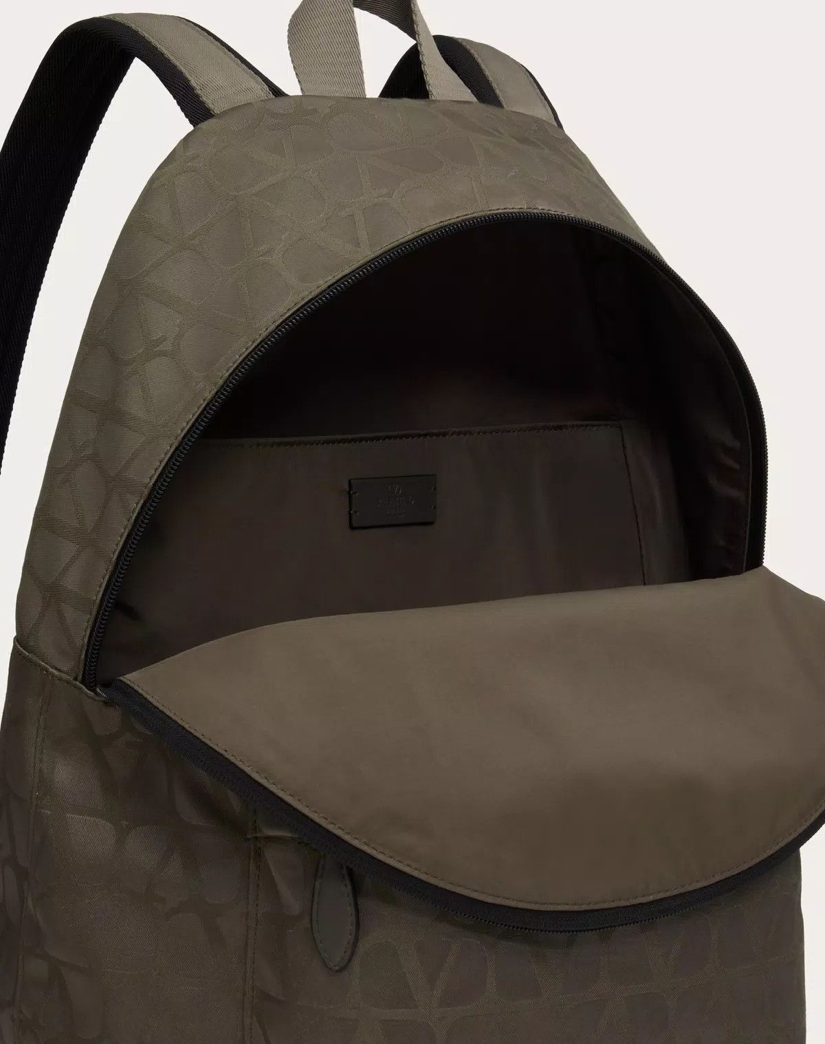 Valentino oc11z0725 Size: OS/ Toile Iconographe Backpack in Army Green Size ONE SIZE - 6 Thumbnail