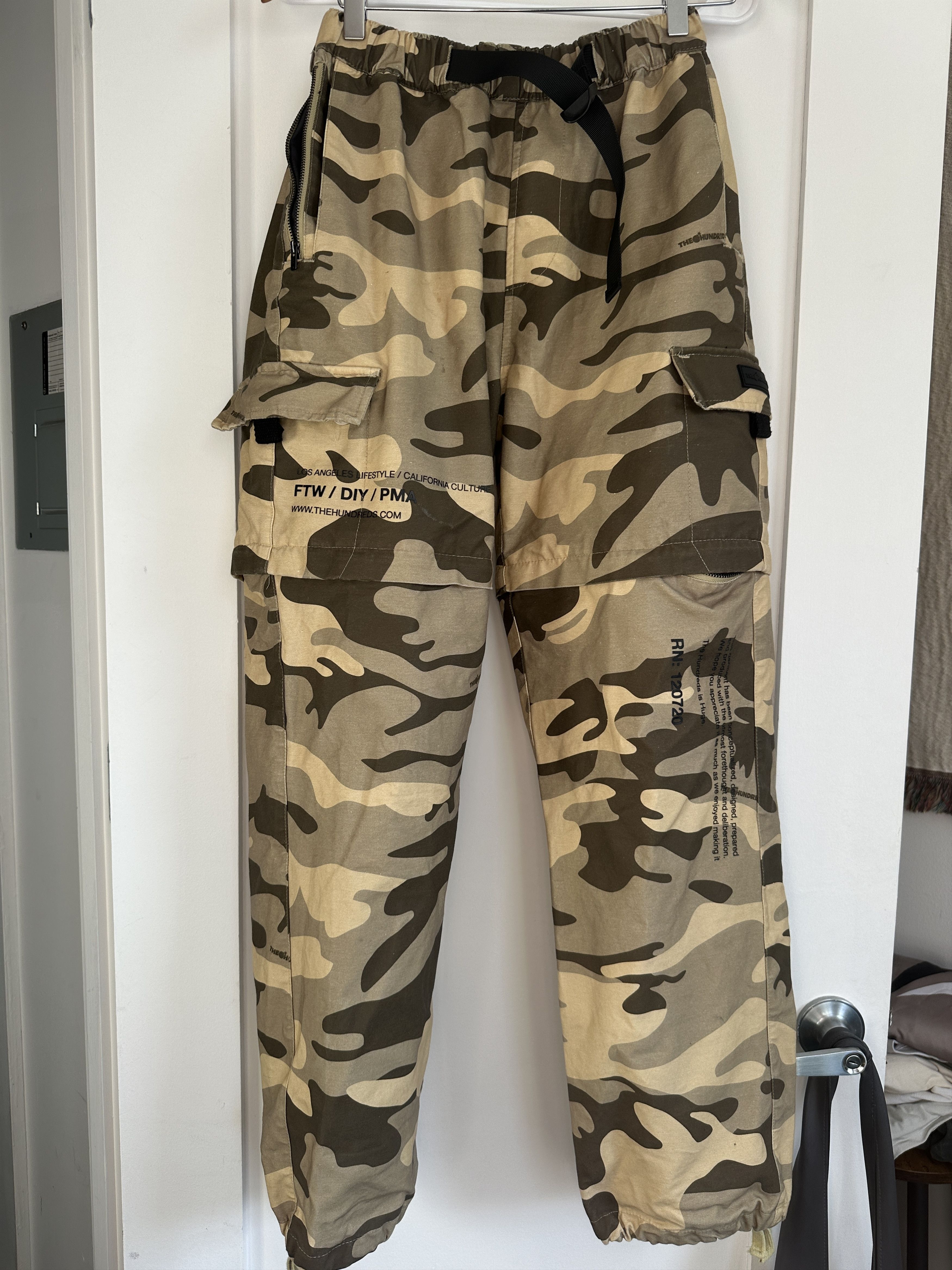 The Hundreds The Hundreds Cargo Pant Convertible Camo Size US 31 - 8 Thumbnail