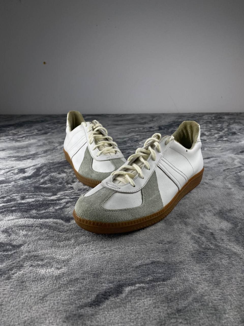 Vintage GAT BW Sport Army Trainer Bundeswehr Shoes Leather Sneakers Size US 9.5 / EU 42-43 - 1 Thumbnail