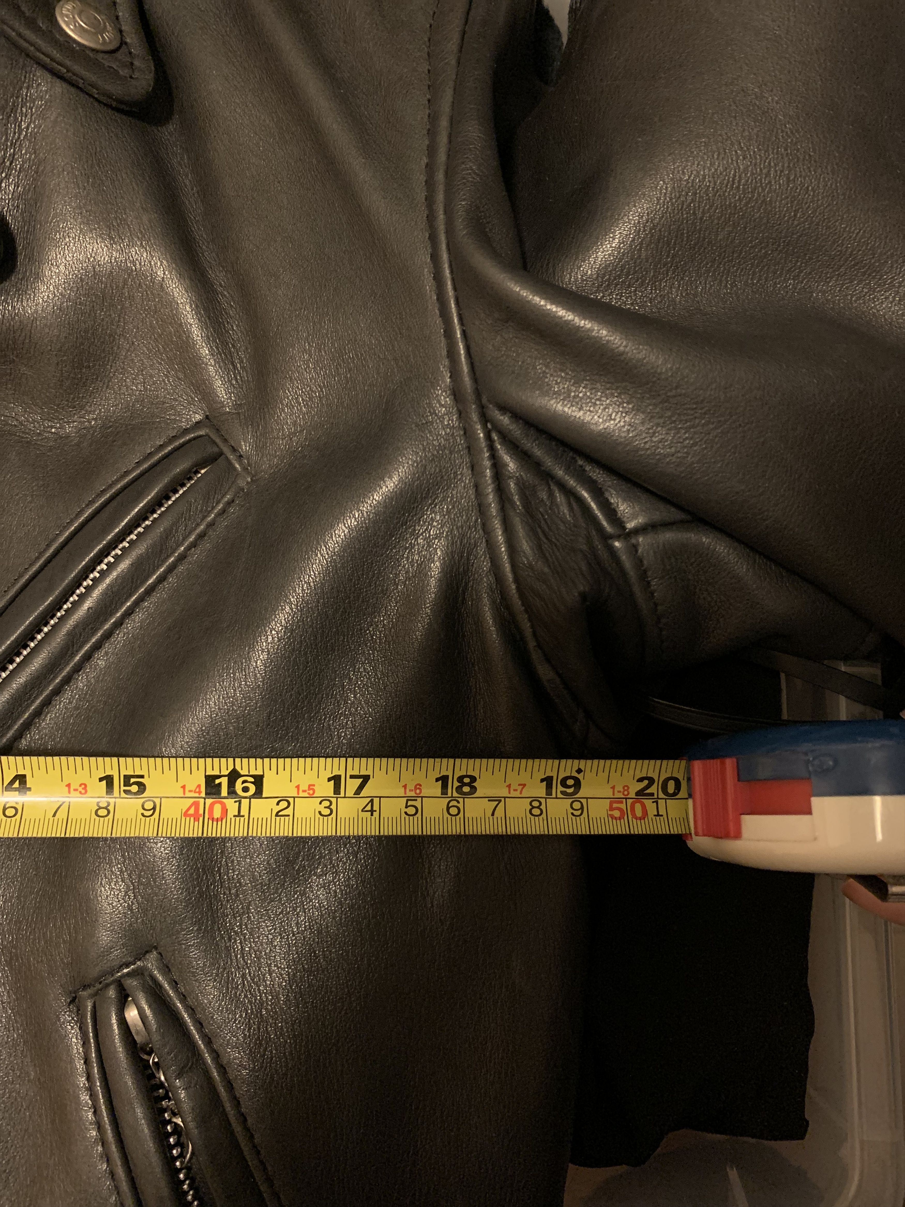 Schott Schott 118 Leather Jacket Vintage Double Cowhide Size US S / EU 44-46 / 1 - 8 Thumbnail