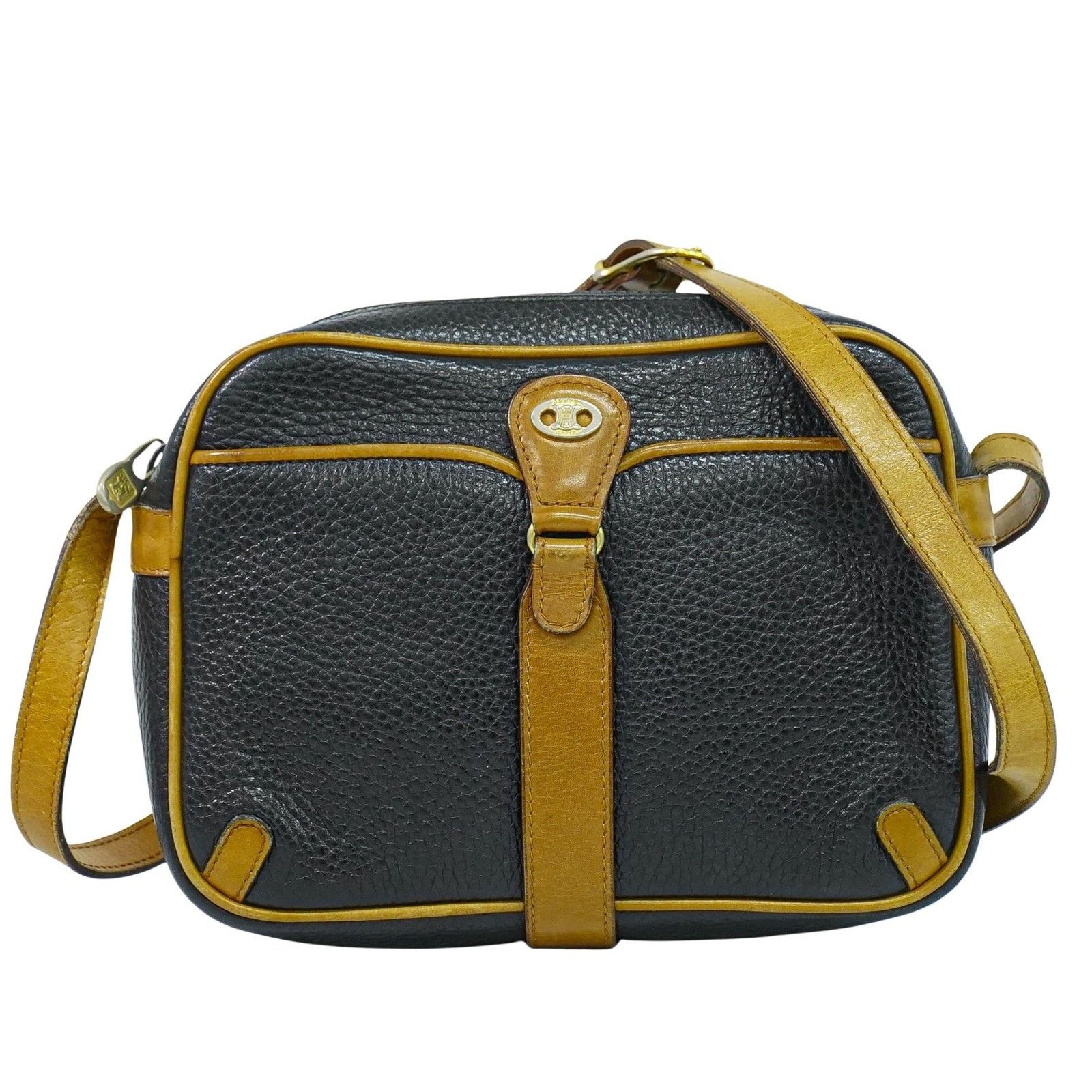 Celine Celine Vintage Shoulder Bag Leather Size ONE SIZE - 1 Thumbnail