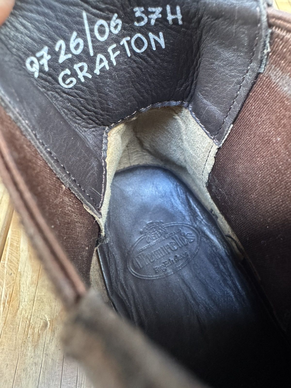 Church's Church’s ‘GRAFTON’ Brown Leather Boots Women’s EUR 37 H UK 4 Size US 7 / IT 37 - 19 Thumbnail