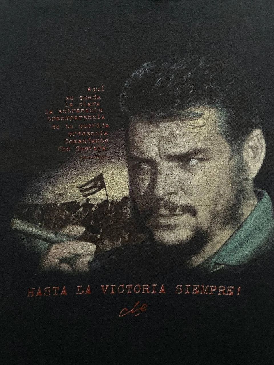 Vintage VINTAGE 90s CHE GUEVARA "HASTA LA VICTORIA" TEE FADED Size US XL / EU 56 / 4 - 4 Thumbnail