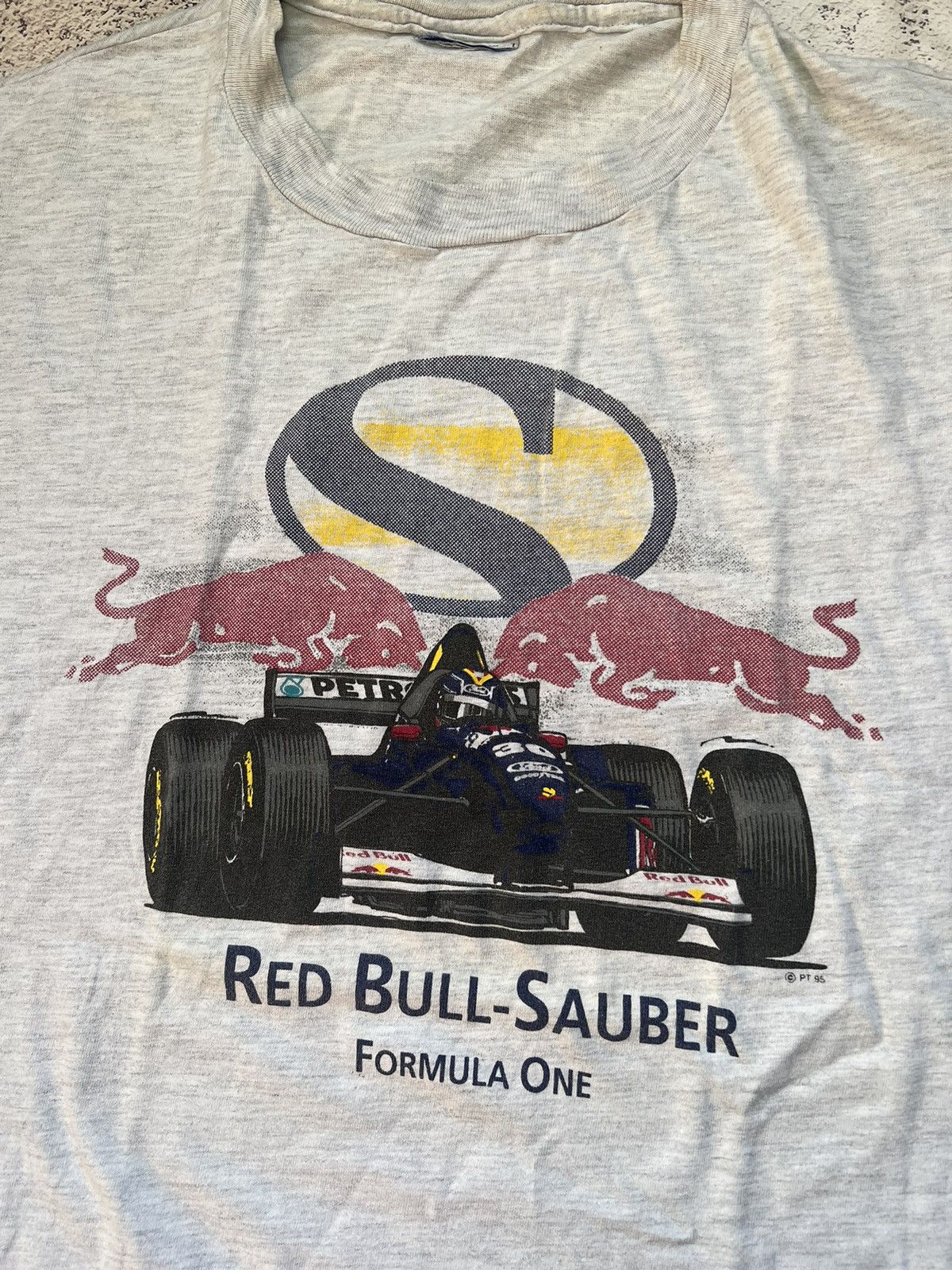Formula 1 × Red Bull × Vintage Vintage Formula One 1995 Racing T-Shirt Red Bull-Sauber Size US L / EU 52-54 / 3 - 2 Thumbnail