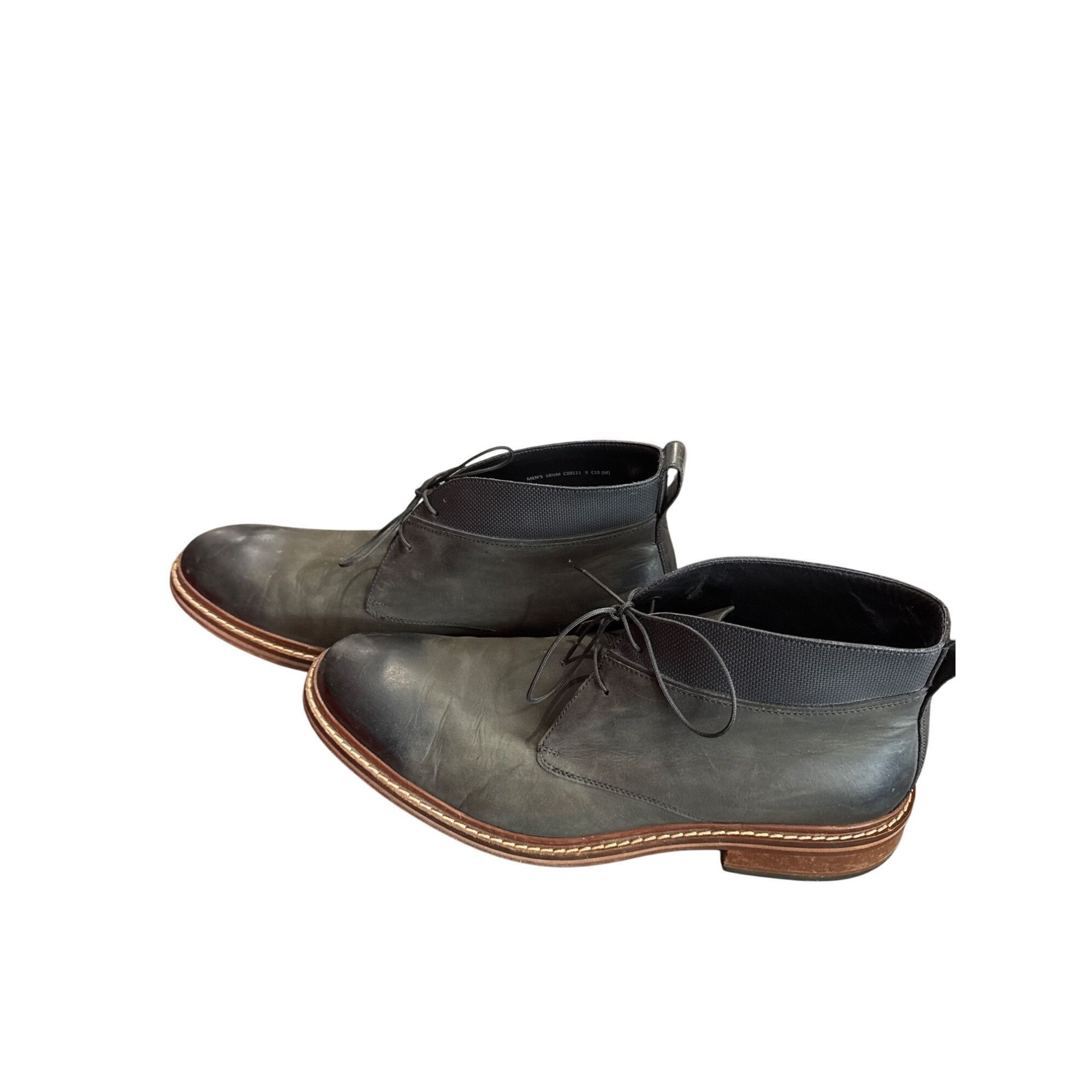 Cole Haan Cole Haan Mens Green Leather Chukka Boots Size 10.5M SKU8118 Size US 10.5 / EU 43-44 - 4 Thumbnail