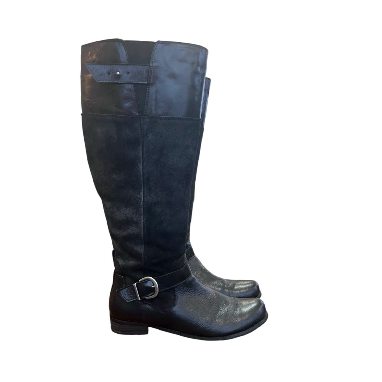 Talbots San Jacinto Company Womens Boots Flat Tall Leather Black Riding Boot Size 10.5 M Size US 11 / IT 41 - 4 Thumbnail
