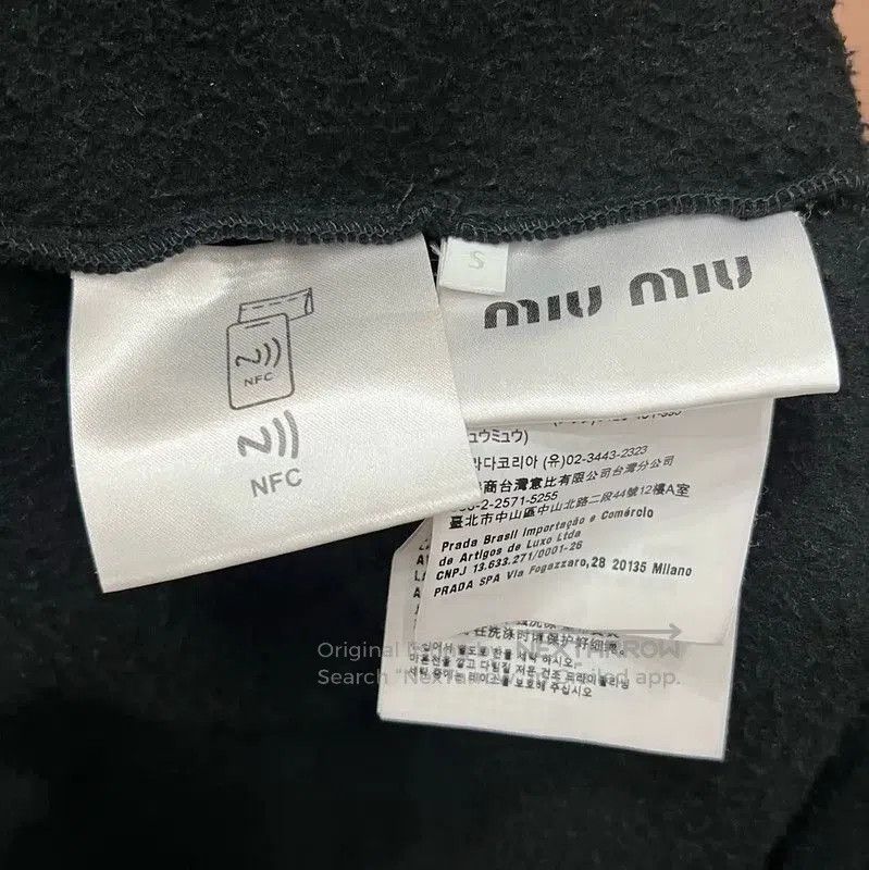 Miu Miu Miu Miu Black Women's Sweatshirt Size S . Size S / US 4 / IT 40 - 6 Thumbnail
