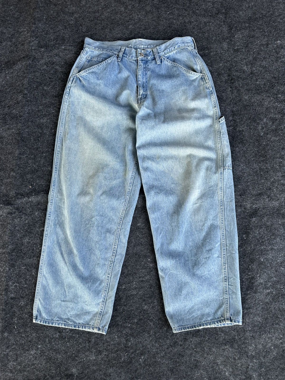 Global Work Vintage Global Work Canton Sanforized Carpenter 30x27 D815 Size US 30 / EU 46 - 1 Thumbnail
